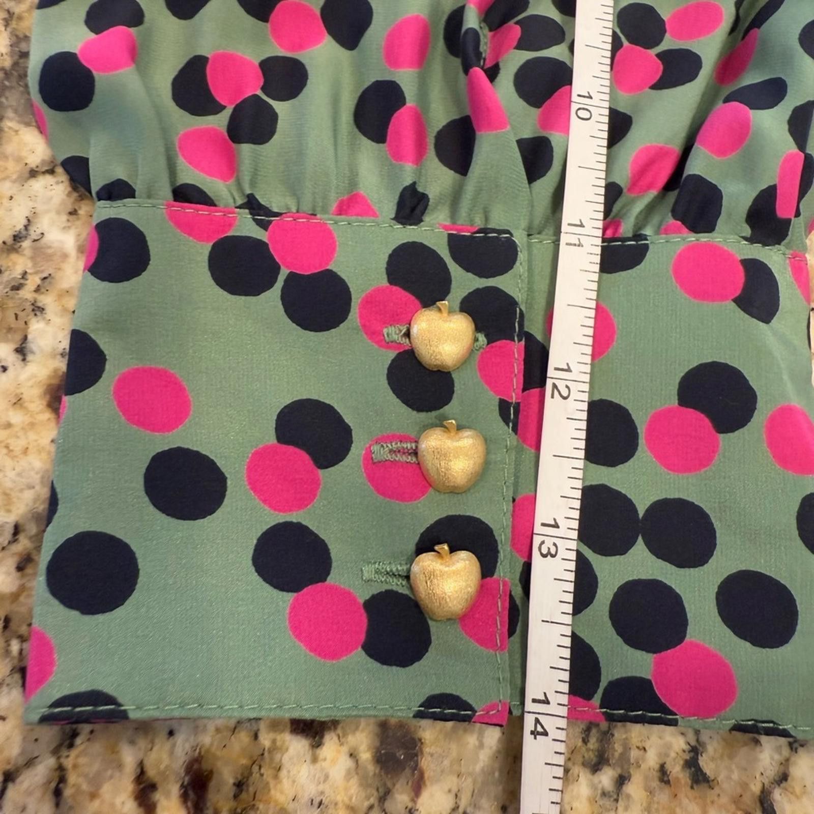 Juicy Couture Jeans Juicy Couture polka dot top Apple buttons SZ S/M Size M / US 6-8 / IT 42-44 - 8 Thumbnail