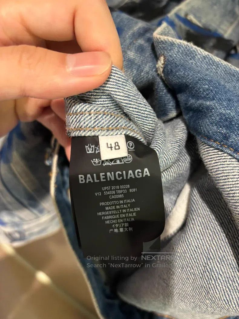 Balenciaga Balenciaga Denim Jacket Size US M / EU 48-50 / 2 - 4 Thumbnail