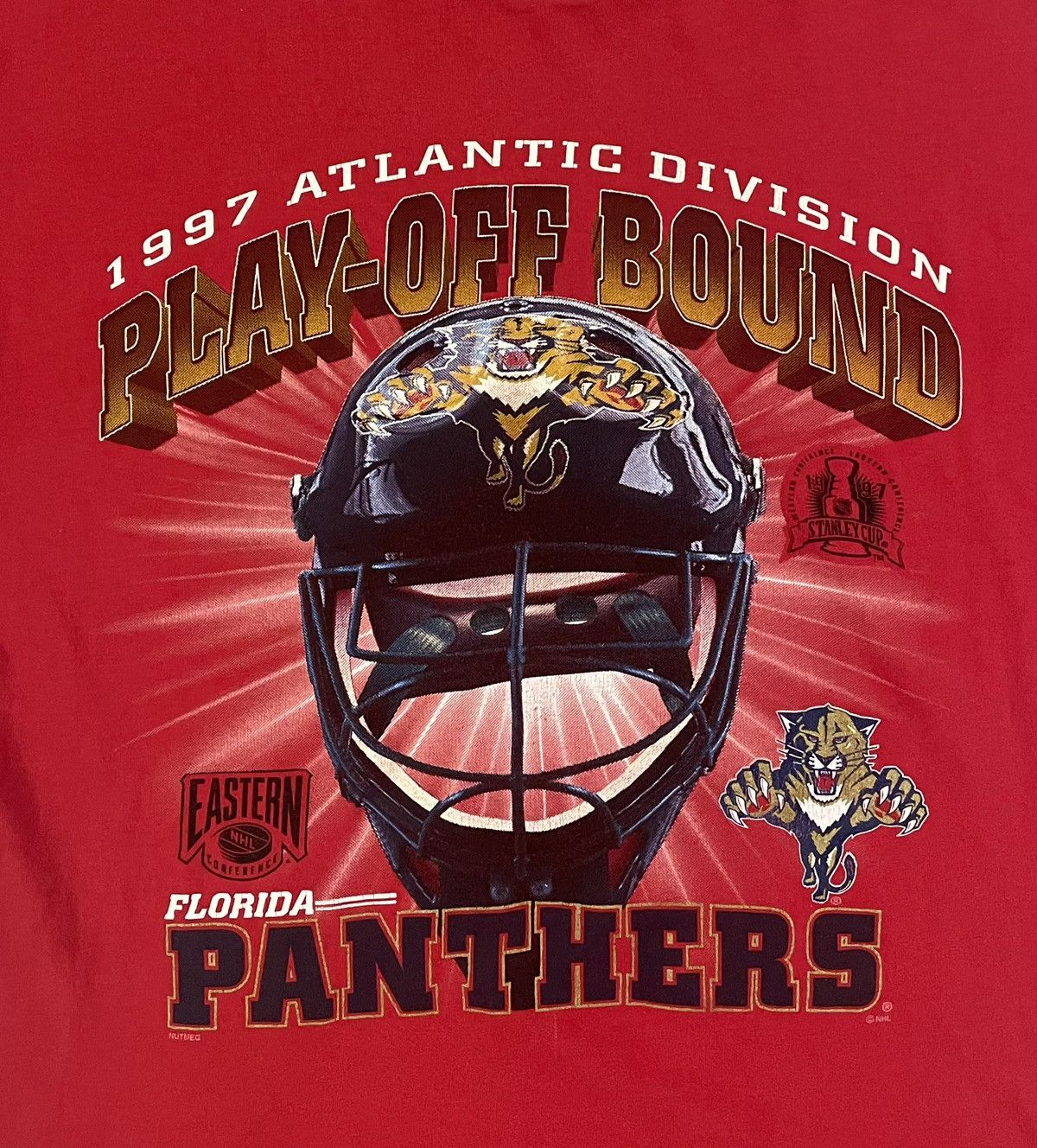 Lee Vintage 1997 Florida Panthers NHL T-Shirt Men’s Size Large Size US L / EU 52-54 / 3 - 2 Thumbnail
