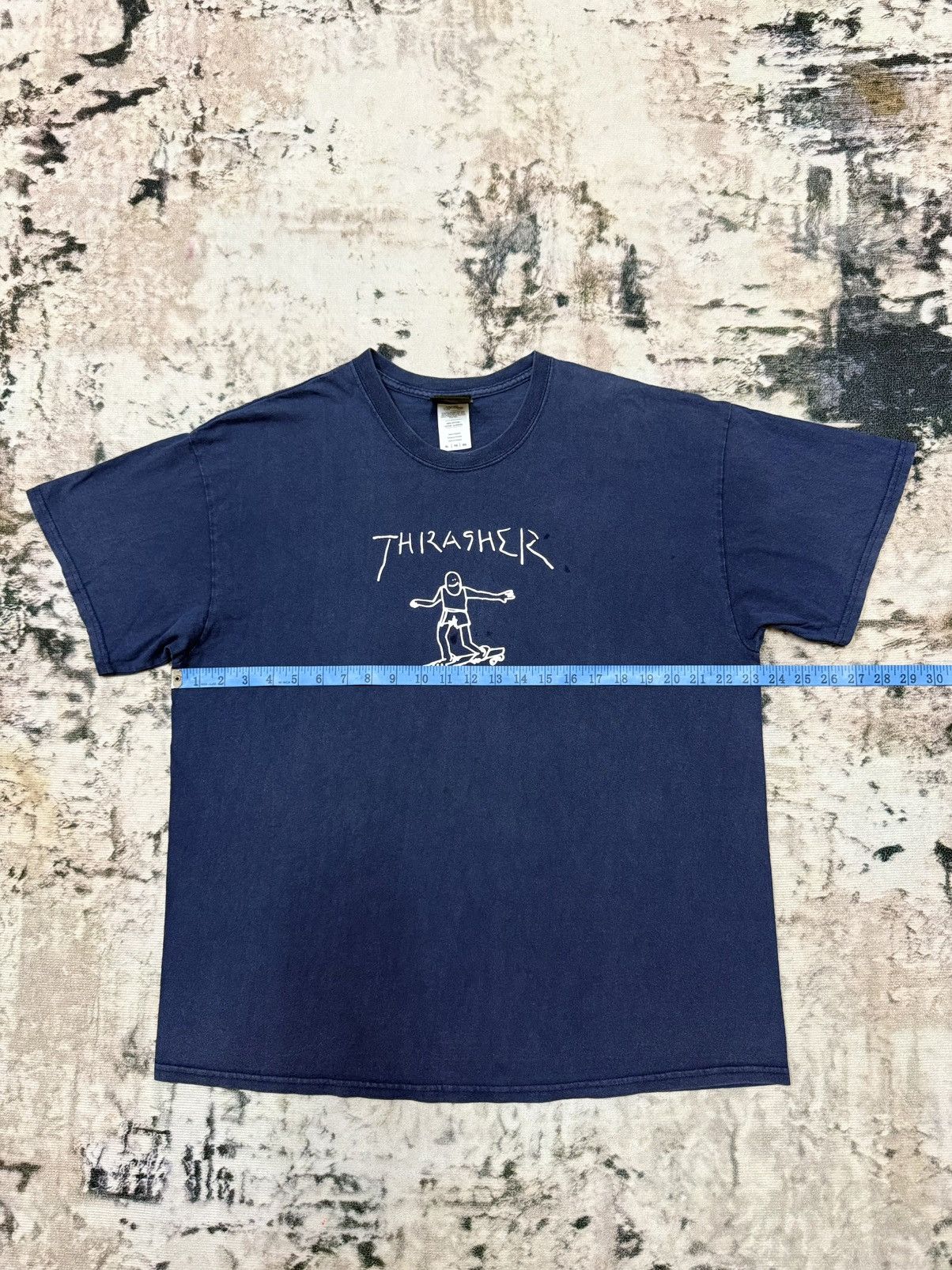 Thrasher × Vintage Vintage Y2K Trasher Skateboard San Fracisco Tshirt Size US L / EU 52-54 / 3 - 10 Thumbnail