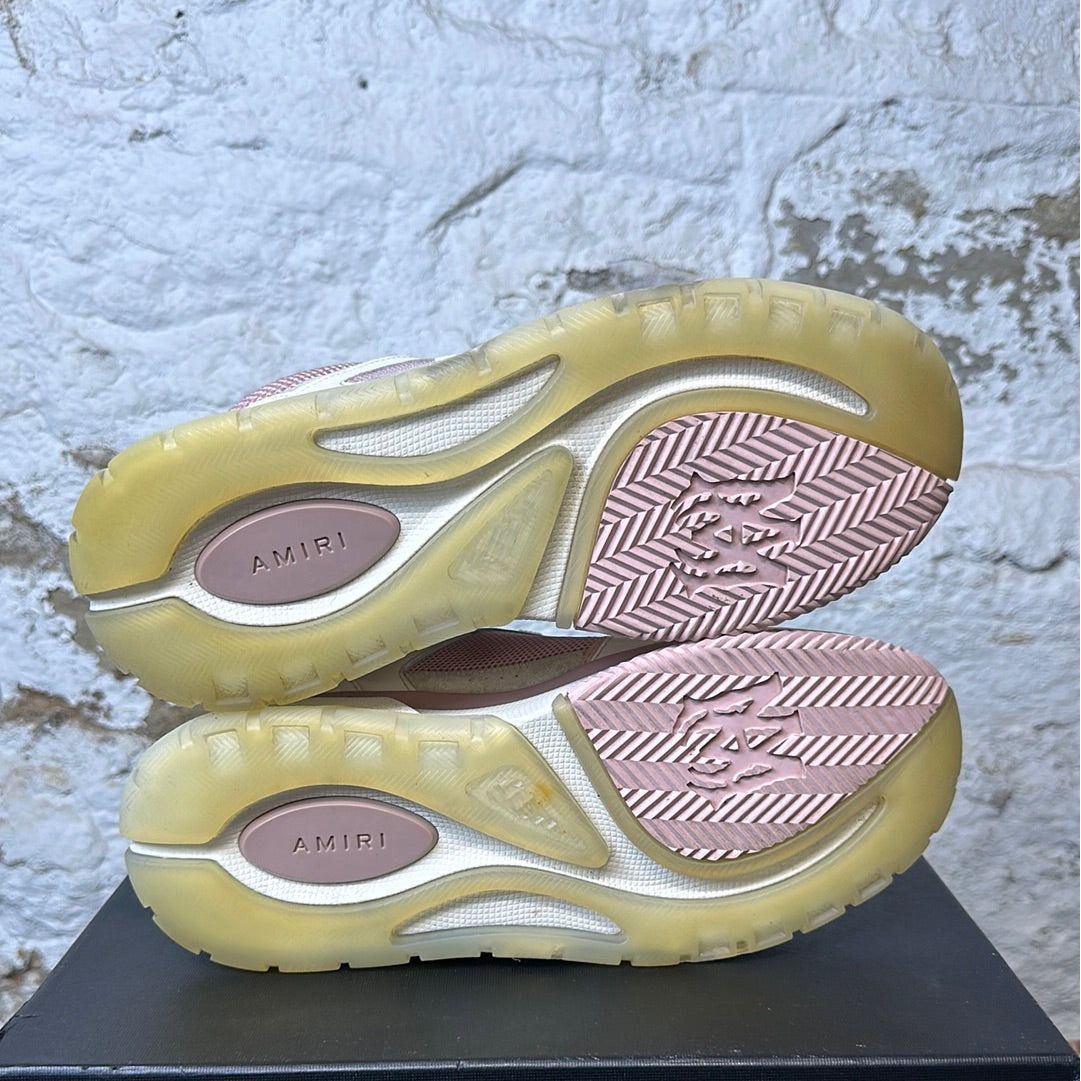 Amiri Amiri MA-1 White Pink Sz 8 (41) Size US 8 / EU 41 - 5 Thumbnail