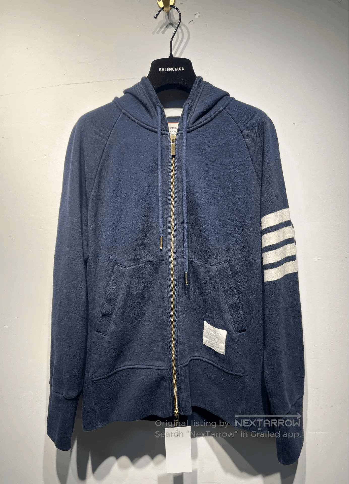 Thom Browne thom browne classic zip hoodie with stripes. Size US M / EU 48-50 / 2 - 1 Thumbnail