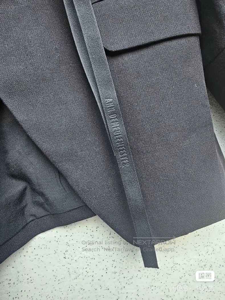 Ann Demeulemeester Ann Demeulemeester Size L Men's Suit Coat Size 50L - 5 Thumbnail