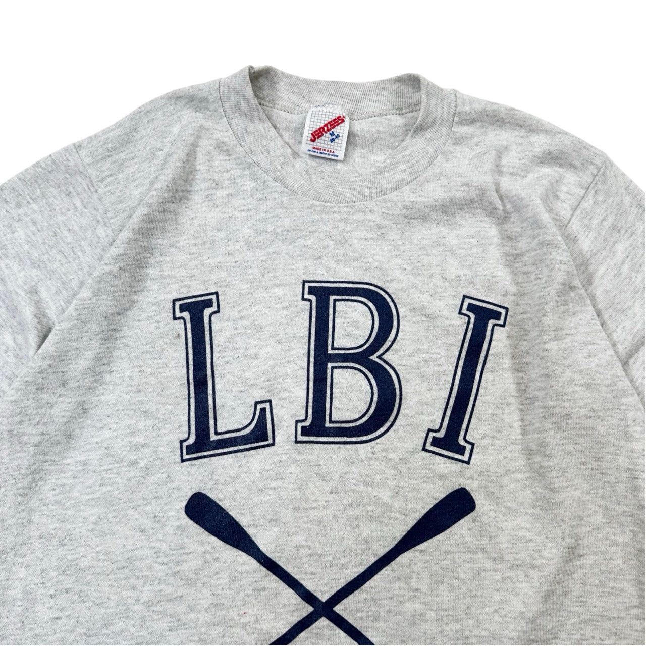 Vintage Vintage 90s Made in USA Single Stitch LBI Graphic T Shirt Size US M / EU 48-50 / 2 - 2 Thumbnail