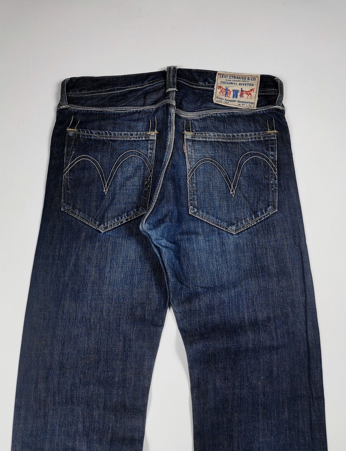 Levi's Vintage Levis 502 Regular Fit Denim Jeans Size US 35 - 1 Thumbnail