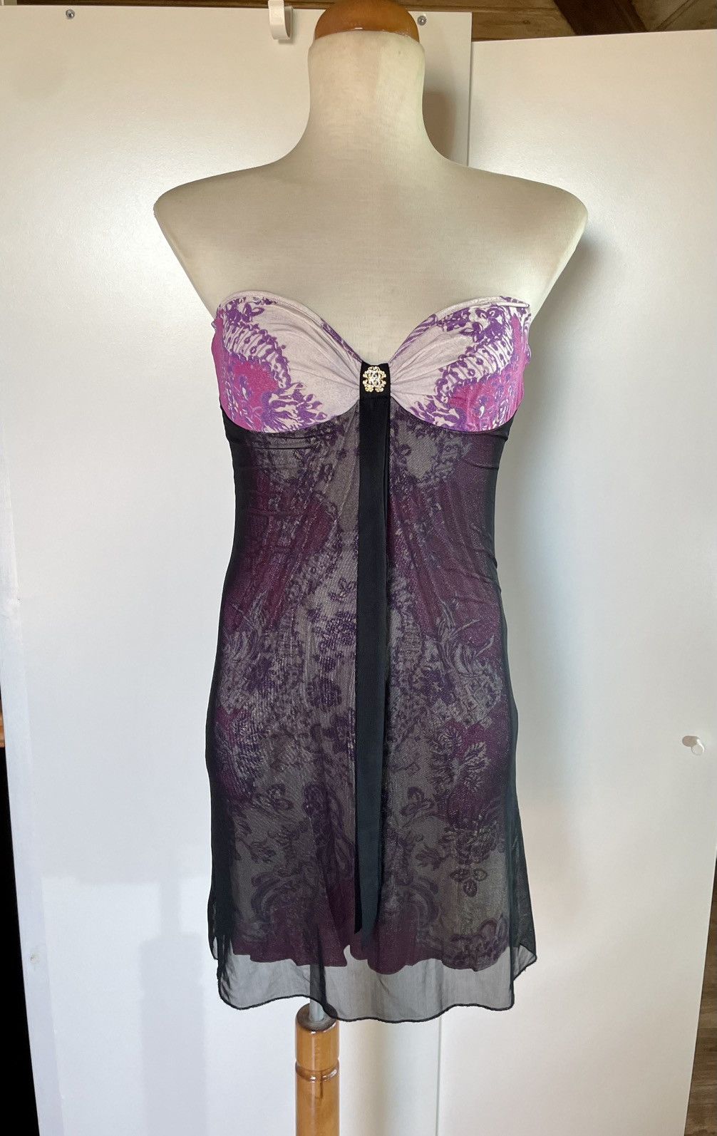 Roberto Cavalli Super rare iconic Roberto Cavalli Y2K sexy mini dress Size S / US 4 / IT 40 - 1 Thumbnail