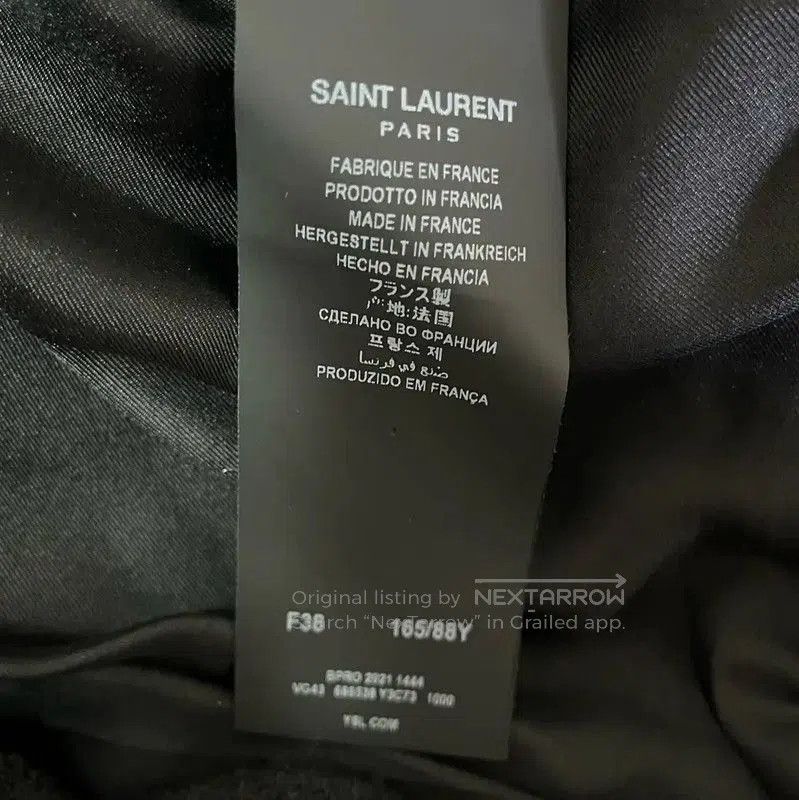 Other YSL Black Wool Women's Jacket for Spring and Autumn . Size M / US 6-8 / IT 42-44 - 7 Thumbnail
