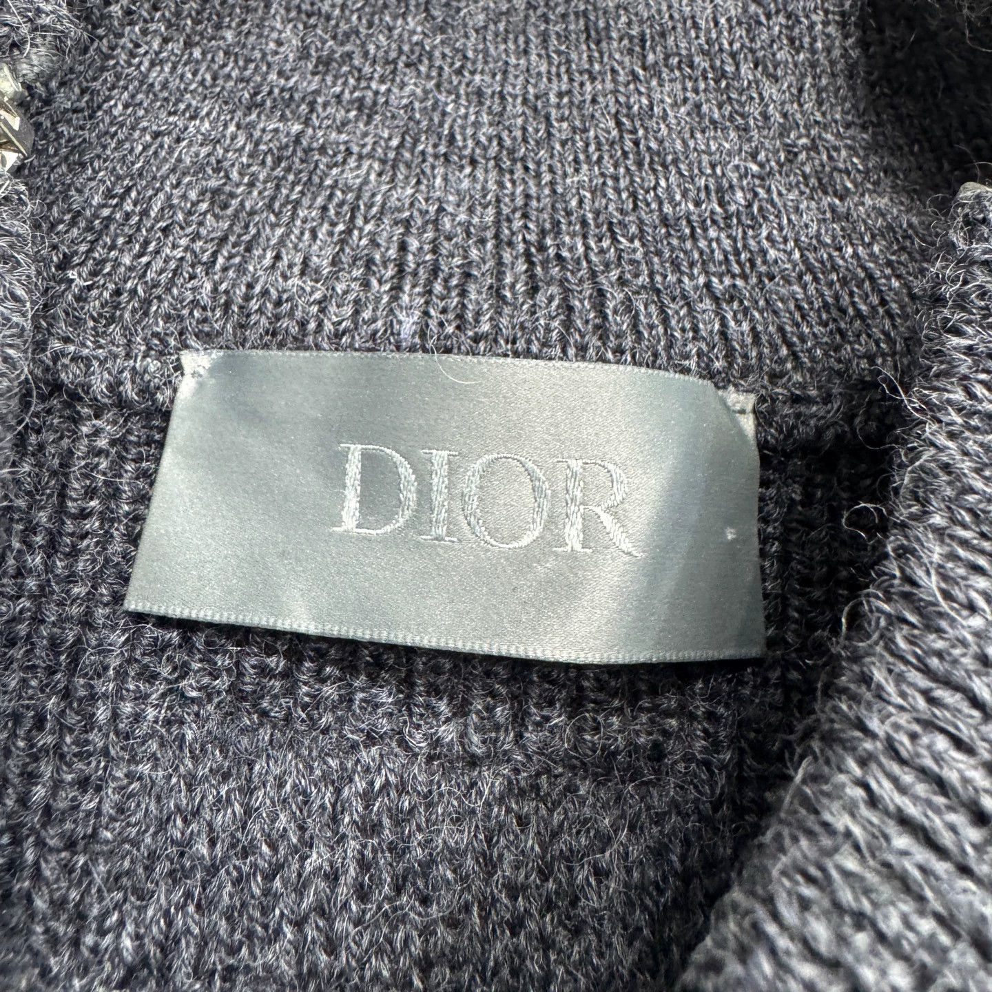 Dior Dior zip wool sweater L 106cm bust Size US L / EU 52-54 / 3 - 2 Thumbnail