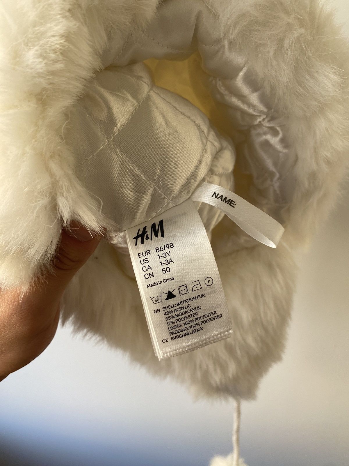 H&M 🇺🇸 Vintage H&M Fur Mohair Soviet Hat Y2K Hype Rare Retro Size ONE SIZE - 6 Thumbnail