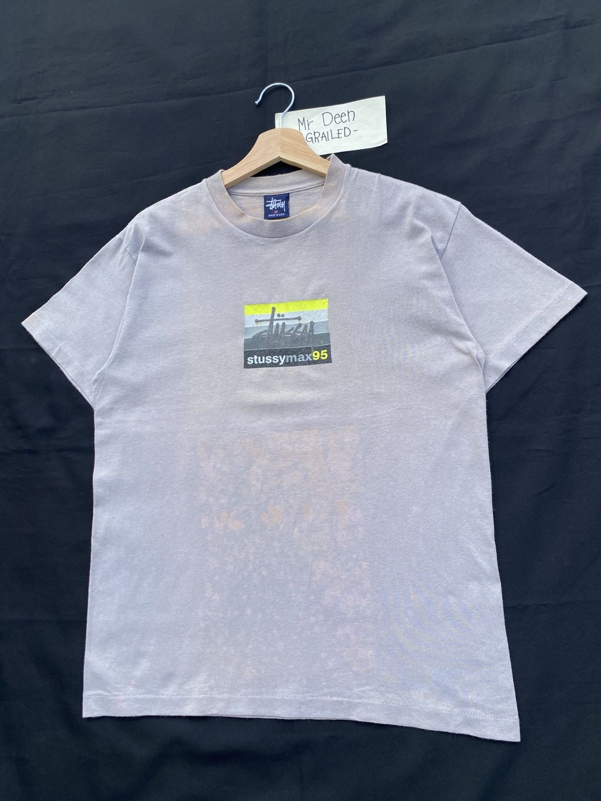 Stussy Rare Vintage STUSSY Max 95 Nike Airmax Tshirt Size US M / EU 48-50 / 2 - 4 Thumbnail