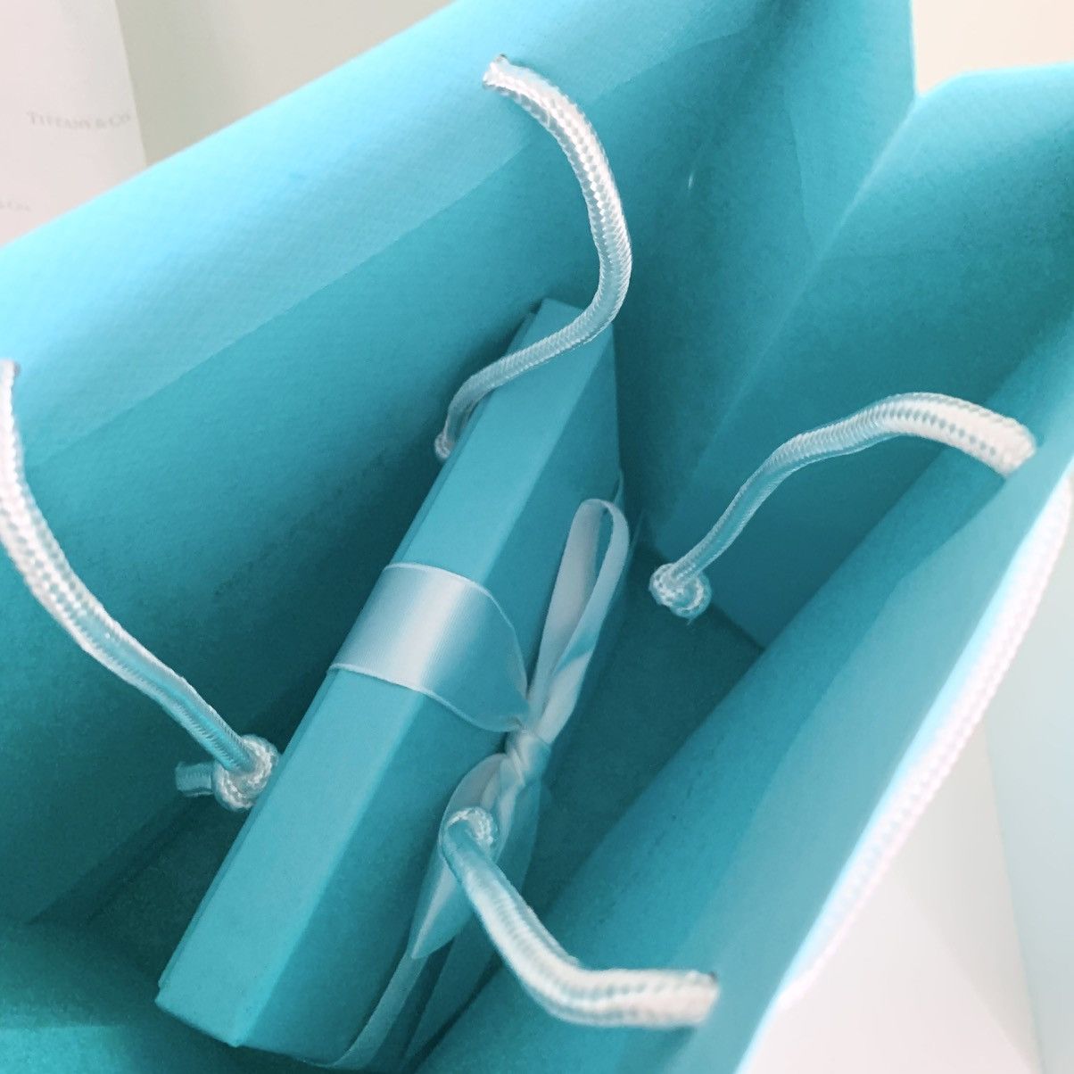 Tiffany & Co. Tiffany & Co. Gift Set Box Bag Ribbon Card Full Set Large Size ONE SIZE - 9 Thumbnail