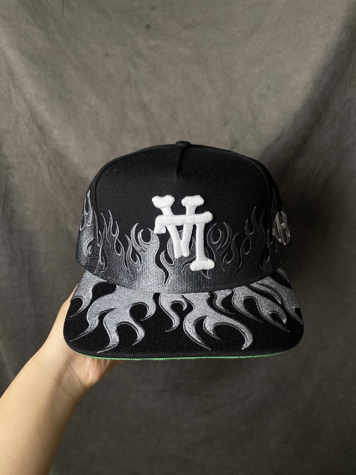 Rare Kill The Hype LA Lakers Purple Gold Flames Snapback Hat