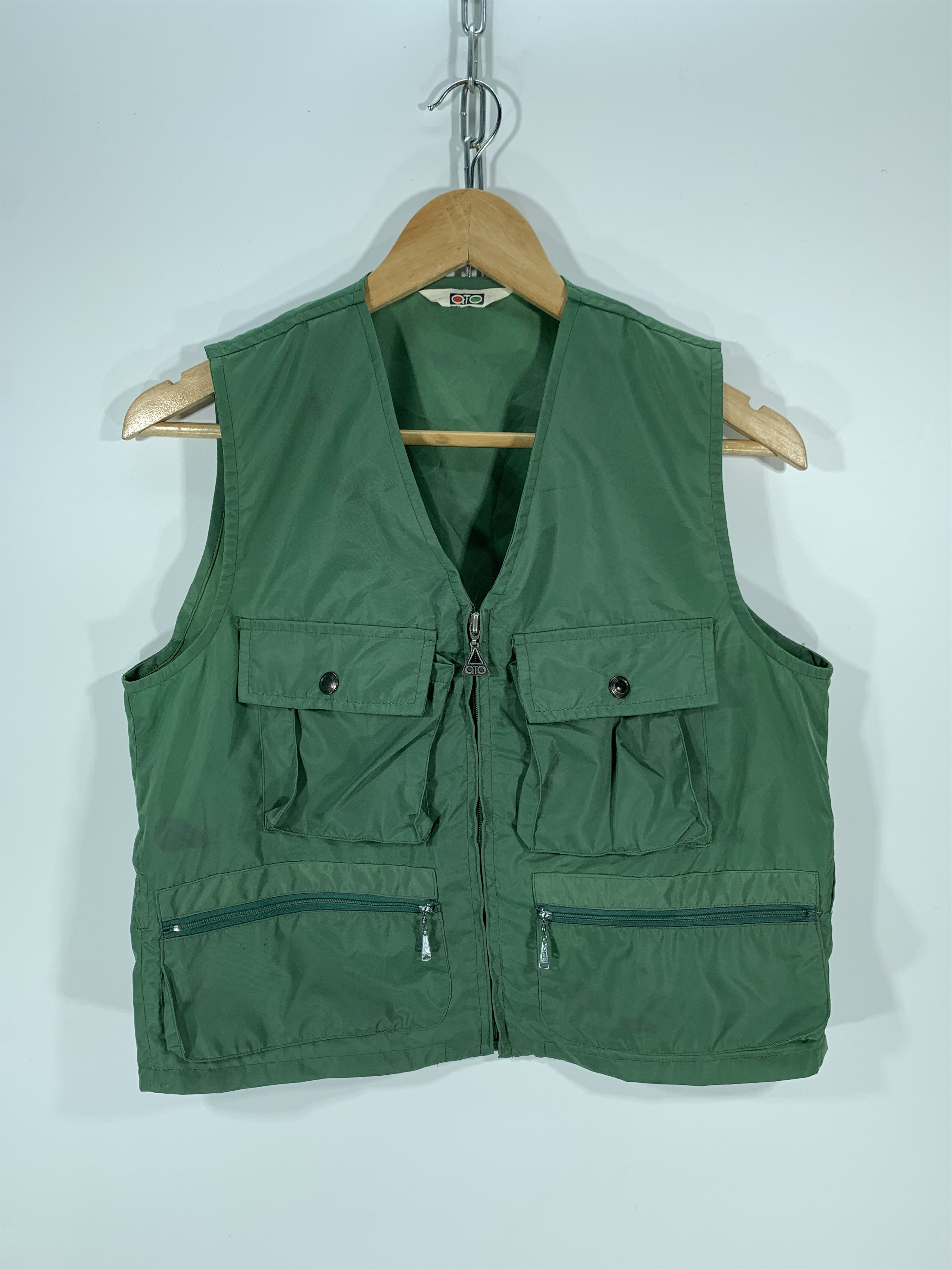 Japanese Brand × Vintage ⚡️Vintage GTO Nylon vest Size US S / EU 44-46 / 1 - 1 Thumbnail