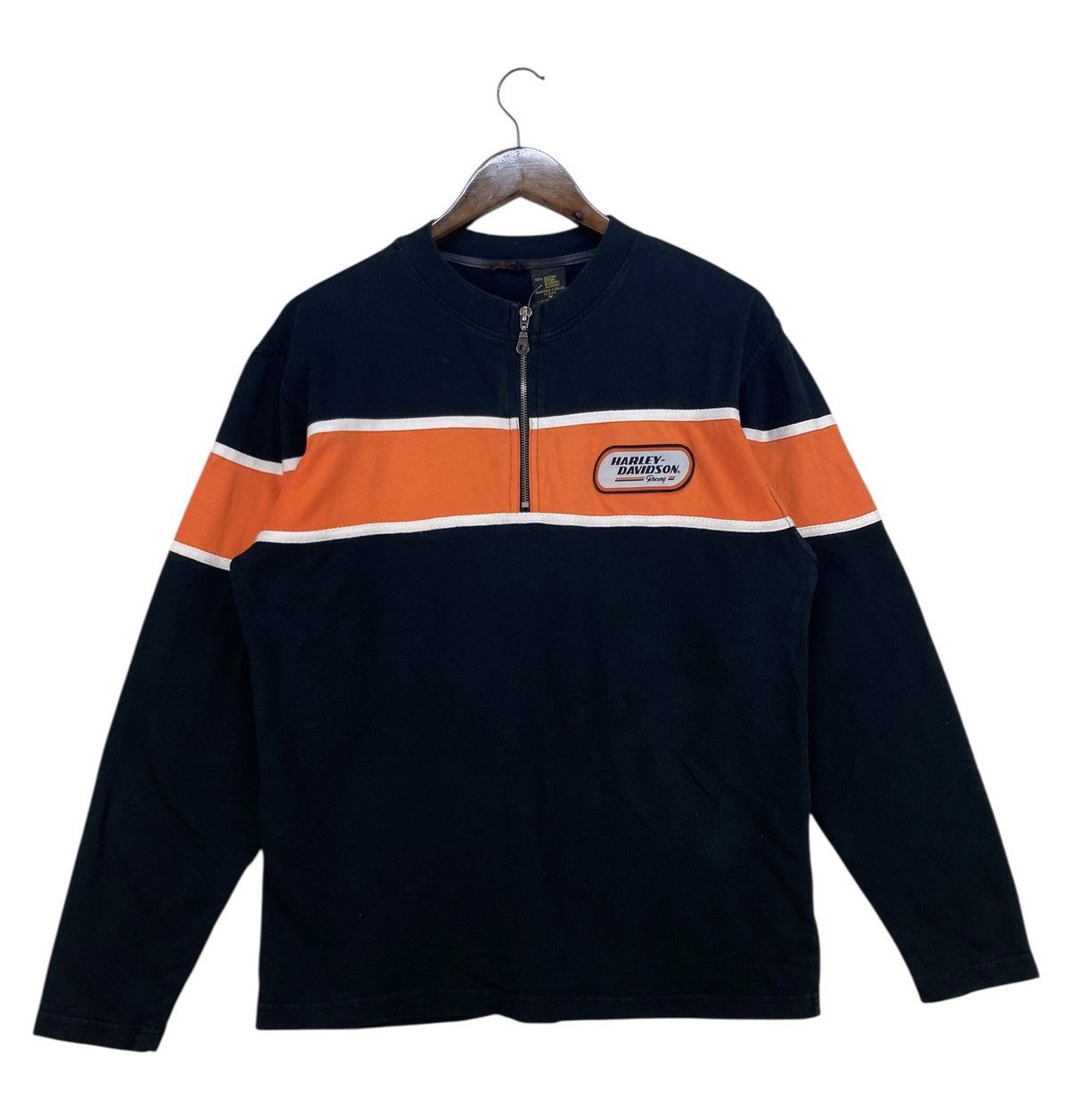 Harley Davidson Vintage Harley Davidson Halfzipper Size US M / EU 48-50 / 2 - 2 Thumbnail