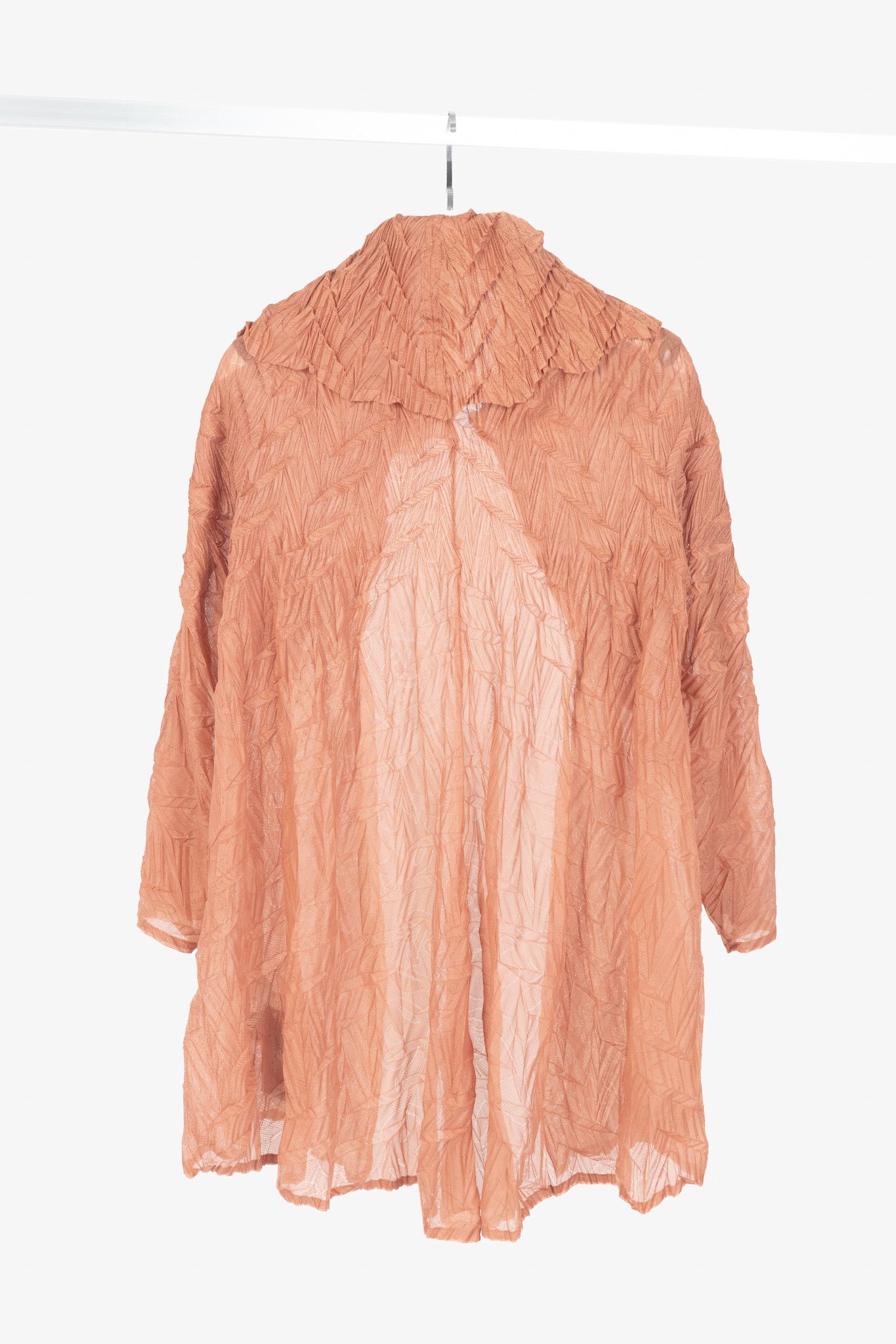 Issey Miyake Issey Miyake Fete Architectual Perforated-Face Jacket Size L / US 10 / IT 46 - 2 Thumbnail