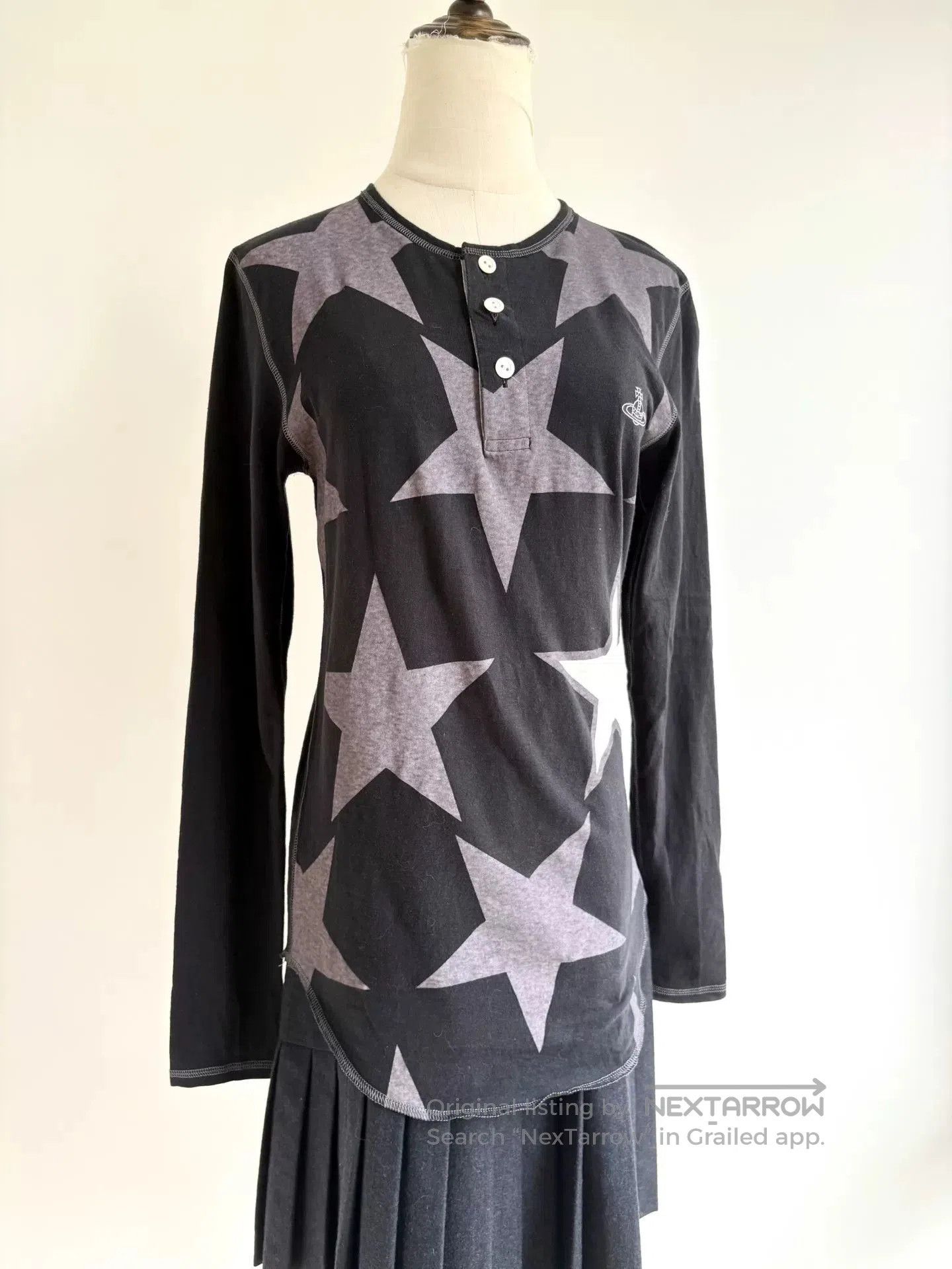 Vivienne Westwood vivienne westwood black gray star top. Size XL / US 12-14 / IT 48-50 - 4 Thumbnail