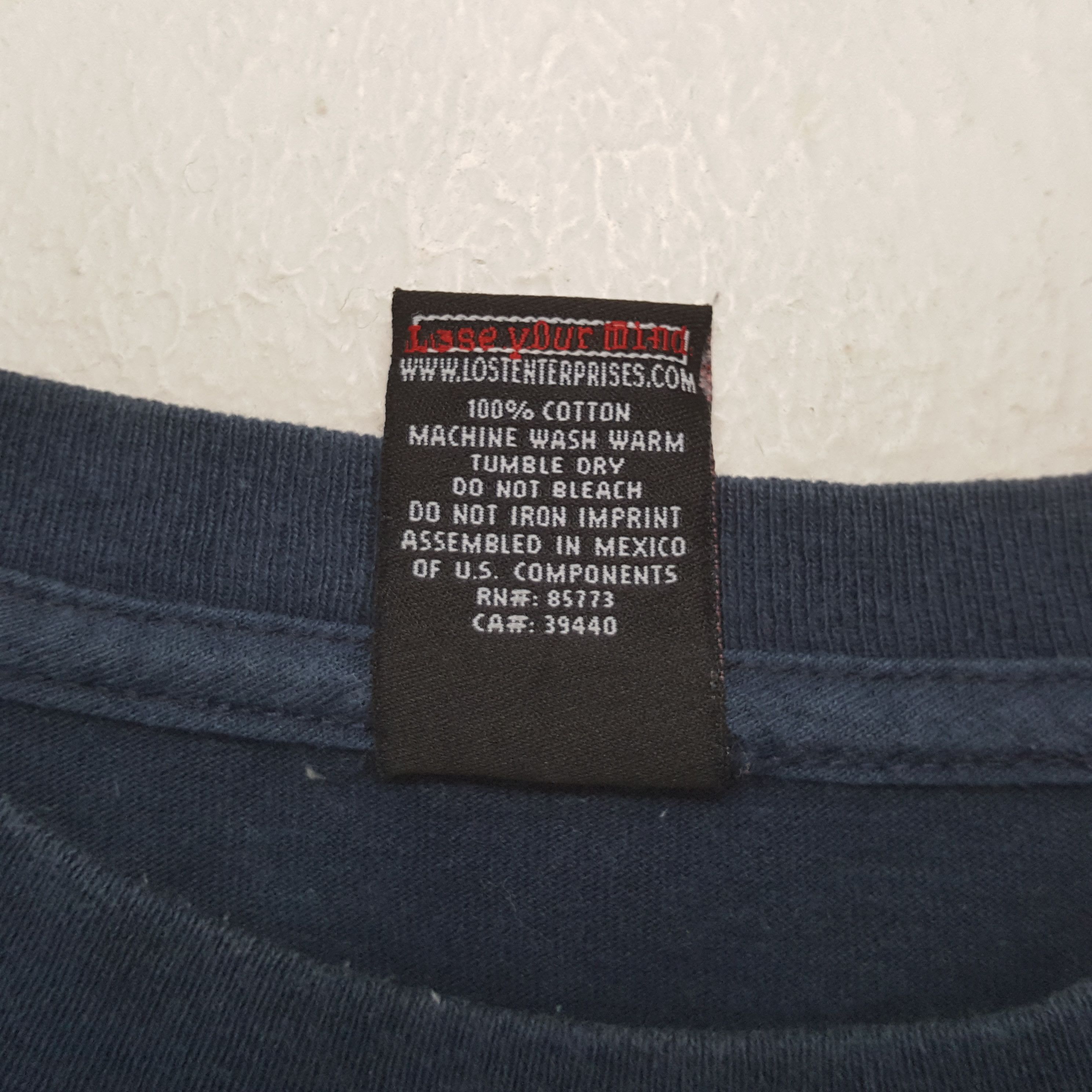 Lost Enterprises Lost Skateboard Streetwear Style Tshirt RR13 Size US M / EU 48-50 / 2 - 6 Thumbnail