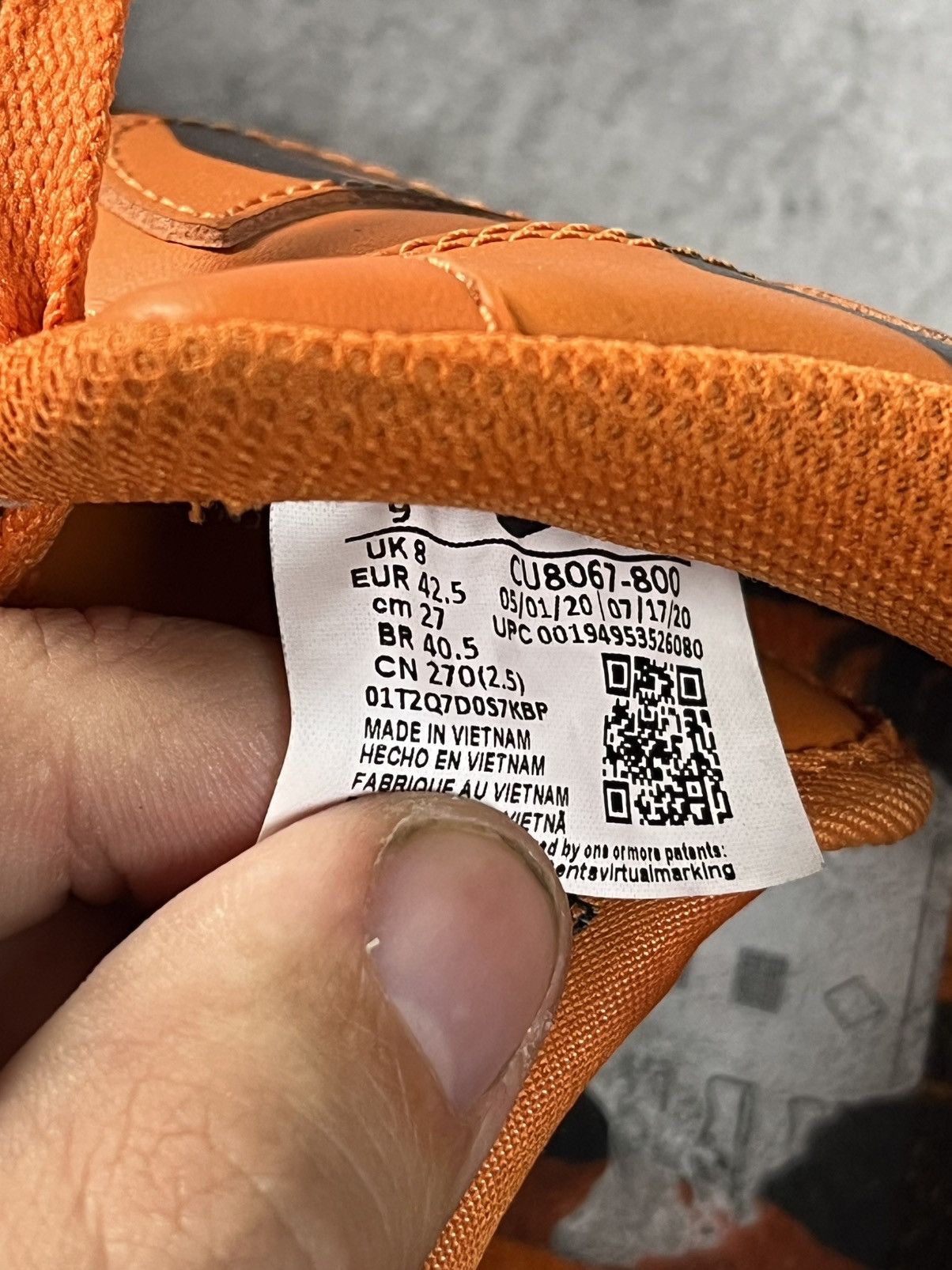 Nike Nike Air Force 1 Skeleton Orange — Rare Halloween Drop Size US 8 / EU 41 - 11 Thumbnail
