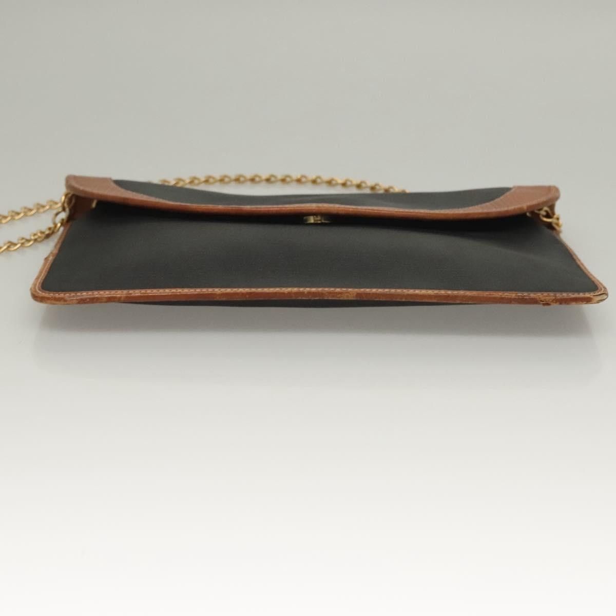 Dior DIOR Chain Shoulder Bag Leather Black Gold Size ONE SIZE - 9 Thumbnail