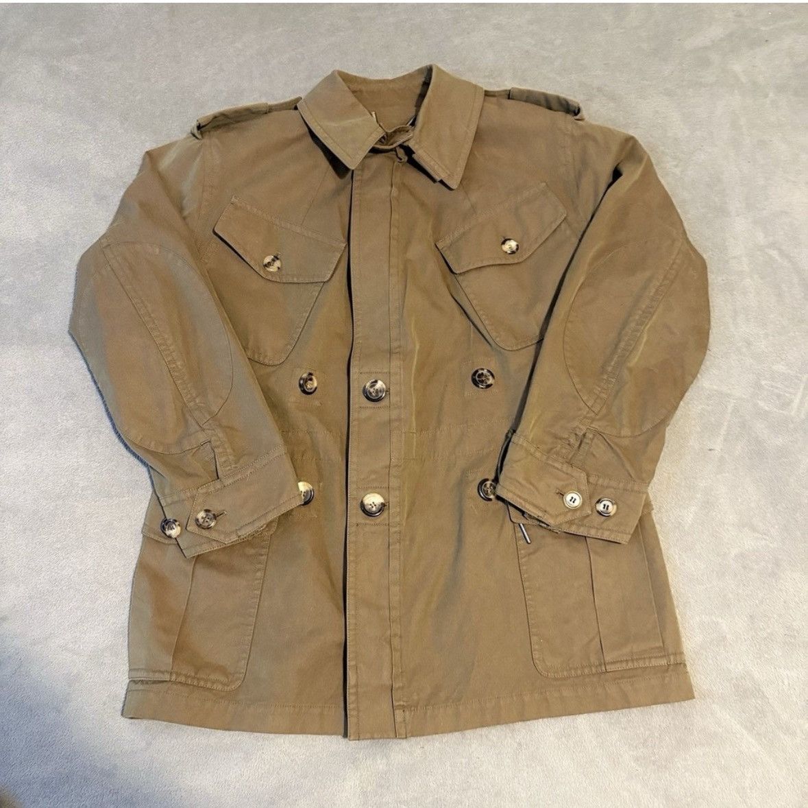 Yves Saint Laurent YSL Tom Ford Safari Jacket SS04 Khaki IT48 YSL Rive Gauche M Size US M / EU 48-50 / 2 - 1 Thumbnail