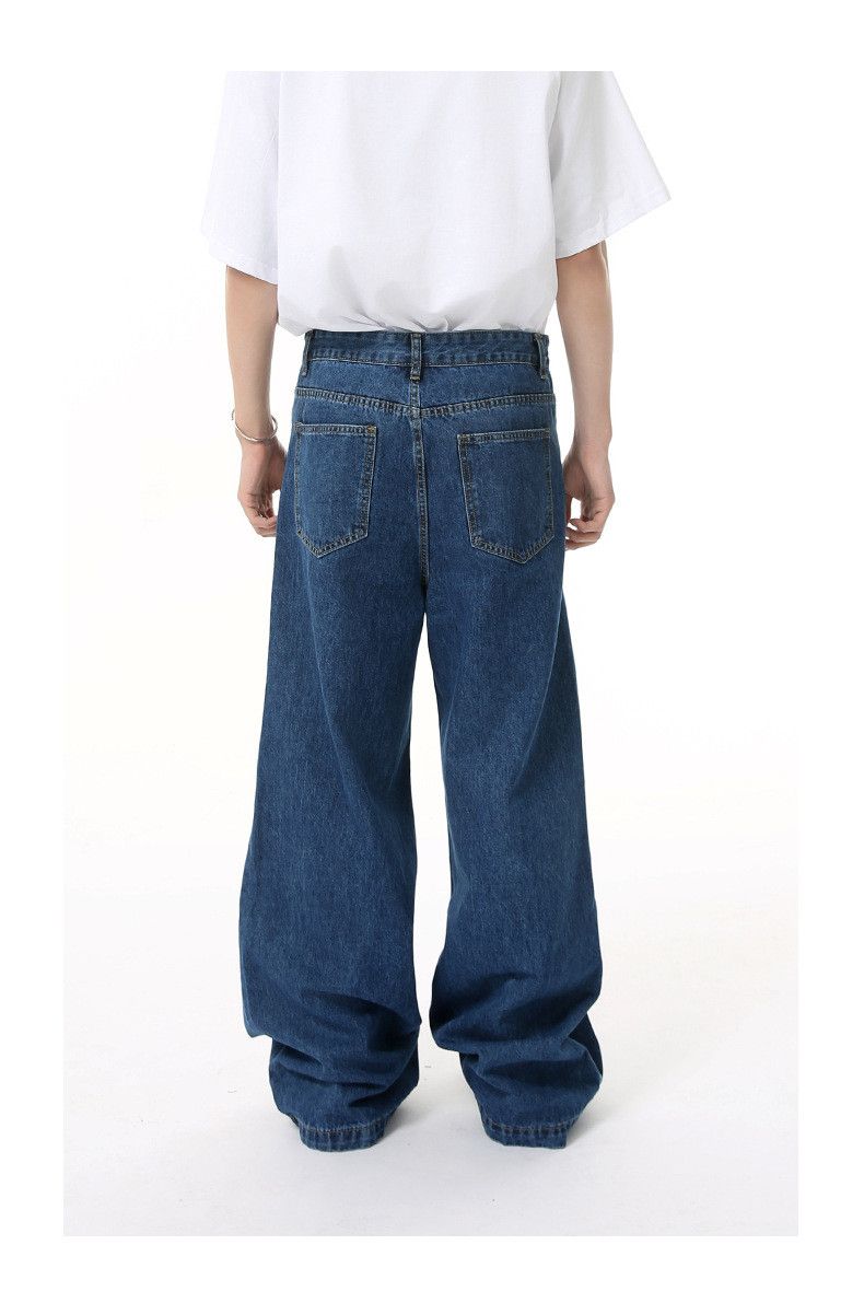Japanese Brand Japanese retro high-street straight-leg casual jeans Size US 32 / EU 48 - 5 Thumbnail