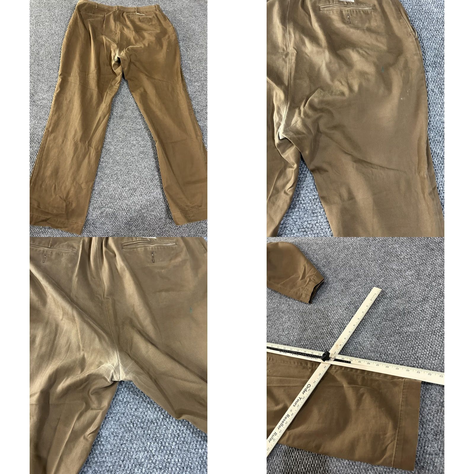 Polo Ralph Lauren Polo Ralph Lauren Pants Mens 38x32 Brown Pleated Chino Cotton Macau Casual Chin o Size US M / EU 48-50 / 2 - 8 Thumbnail