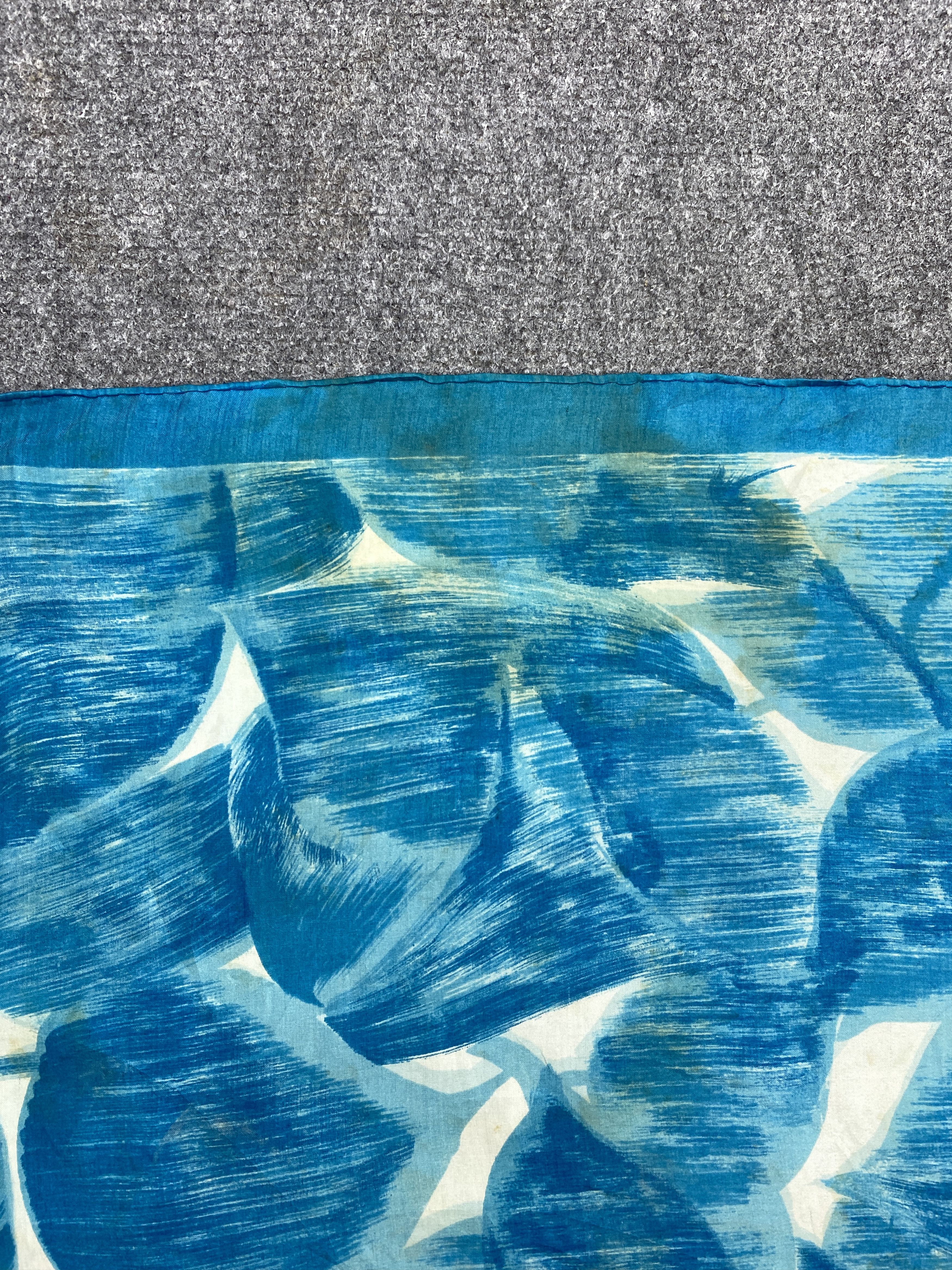 Vintage Art Painting Silk Scarf / Muffler / Silk Shawl SN0066 Size ONE SIZE - 9 Thumbnail