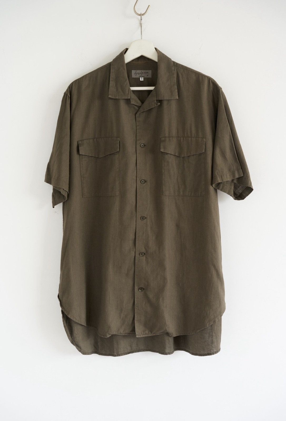 Yohji Yamamoto Yohji Yamamoto 18SS Cotton-Linen Short Sleeve Shirt J4 Size US M / EU 48-50 / 2 - 1 Thumbnail