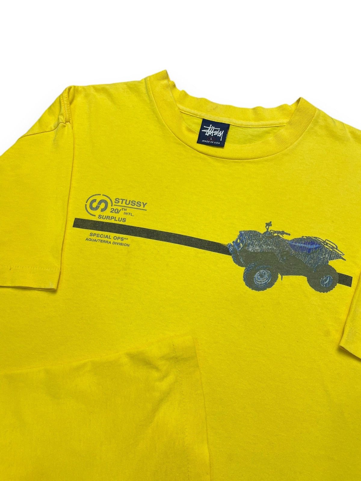 Stussy × Vintage Vintage Stussy Surplus Shirt Size US L / EU 52-54 / 3 - 3 Thumbnail