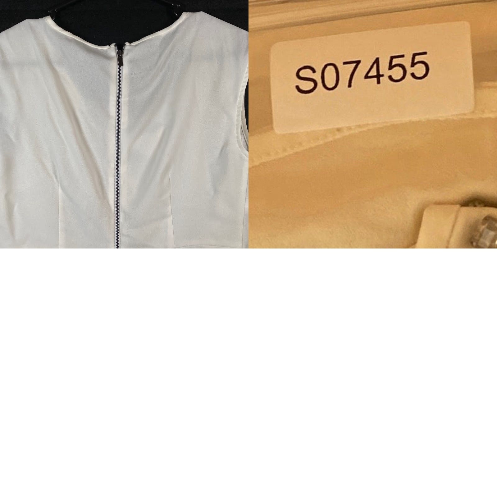 Ann Taylor Ann Taylor Womens Blouse Beige Sleeveless Scoop Neck Jeweled Collar Rhinestone Satin Pullover Regular M Women Casual Workwear 30 Day Returns Size M / US 6-8 / IT 42-44 - 9 Thumbnail