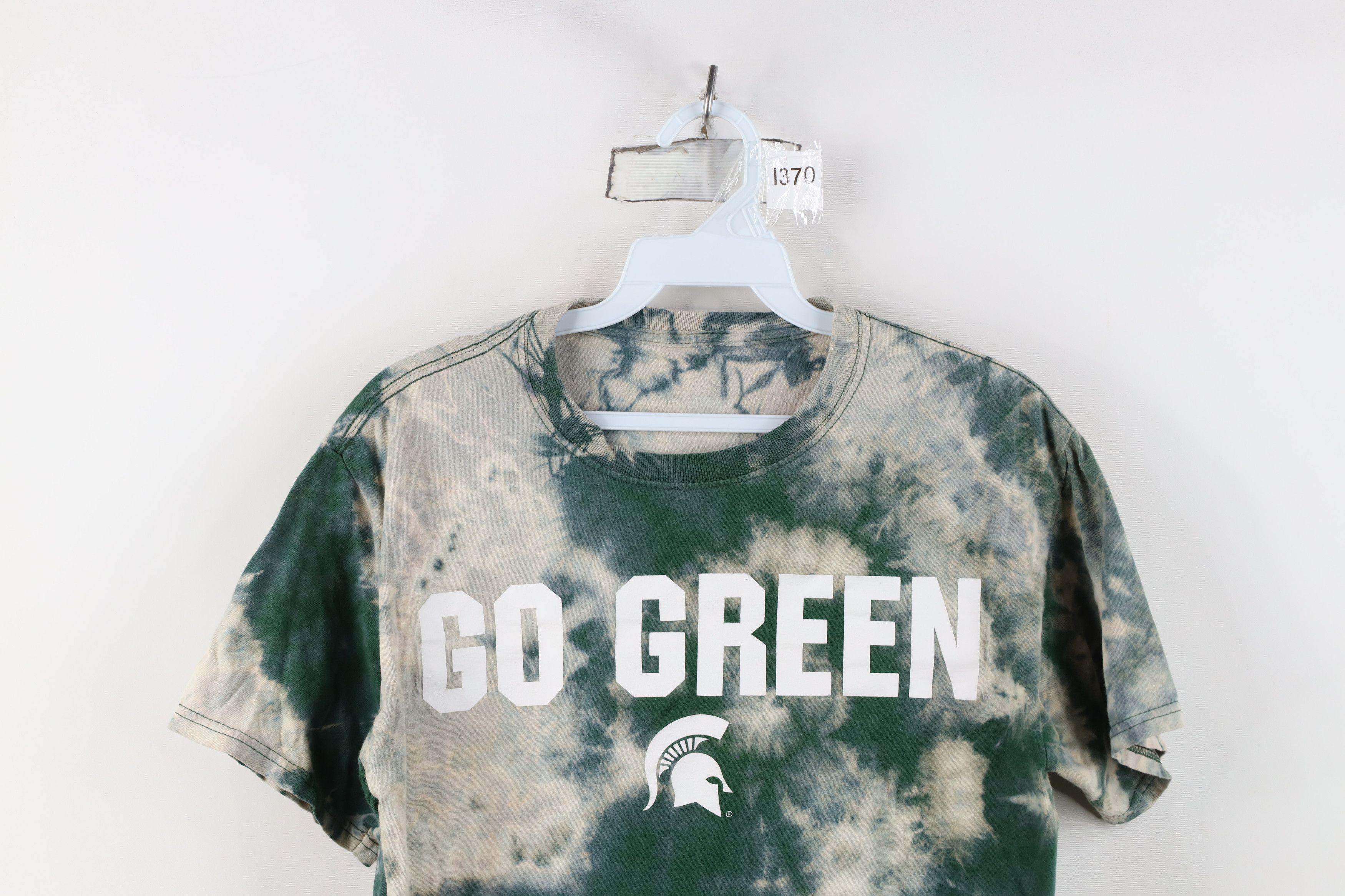 Vintage Vintage Michigan State University Go Green T-Shirt Cotton Size S / US 4 / IT 40 - 2 Thumbnail