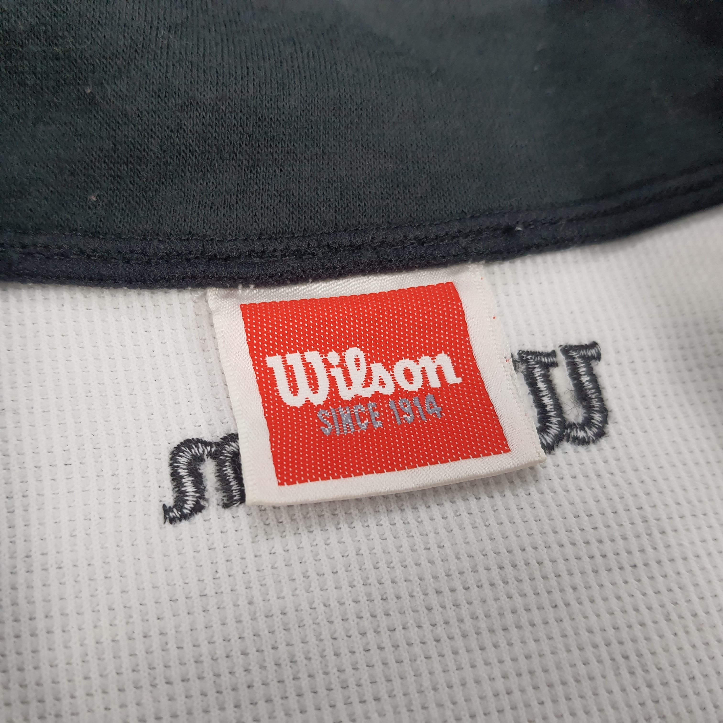 Vintage × Wilson Vintage Wilson Chicago Made To Win USA Halfzipper Sweatshirt Size US L / EU 52-54 / 3 - 6 Thumbnail