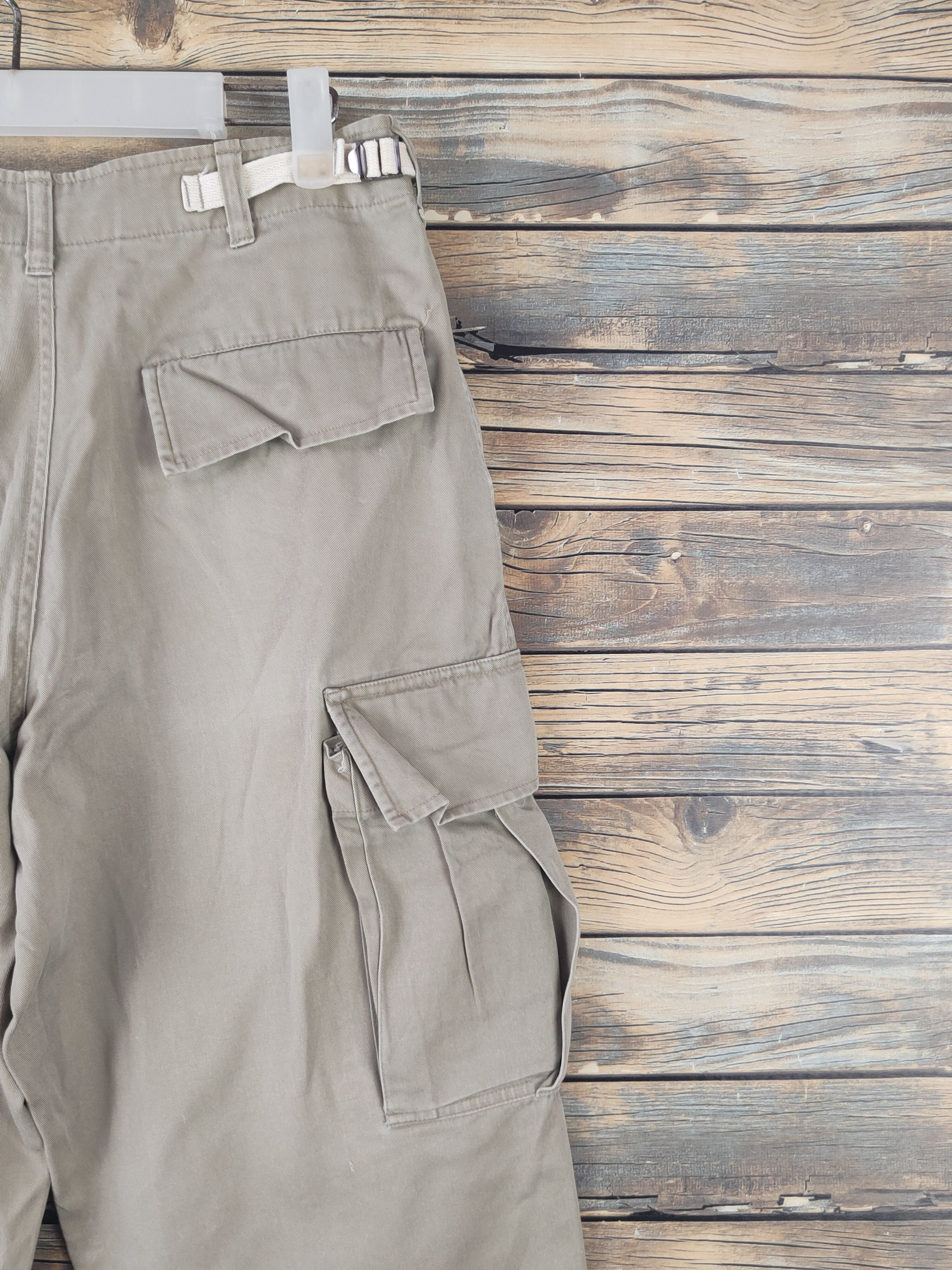 Other DL Japanese Brand Beige Multipocket Cargo Pants #1864 Size US 28 / EU 44 - 11 Thumbnail
