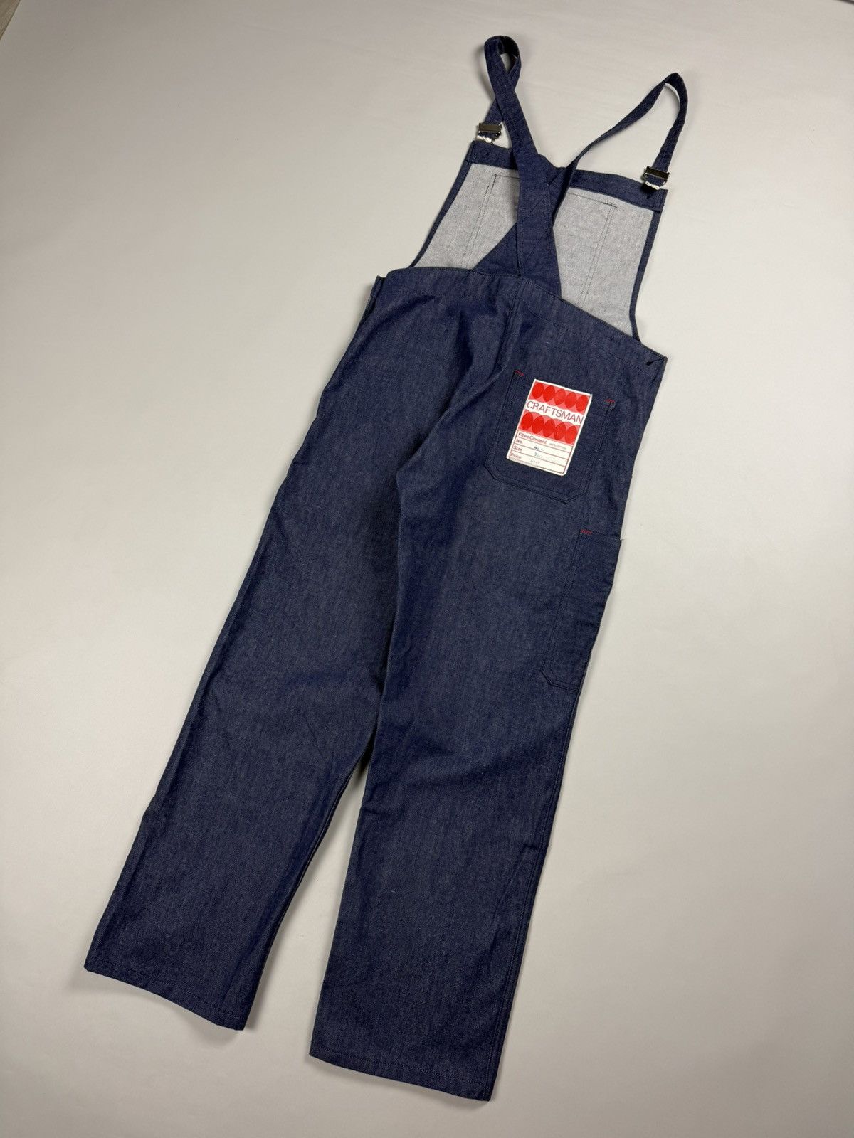 Craftsman × Vintage Deadstock VTG Craftsman Workwear Sanfor Shrunk Overalls Bib Size US 36 / EU 52 - 22 Thumbnail