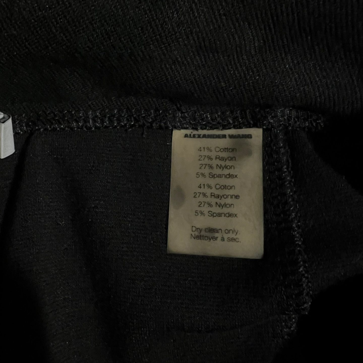 Alexander Wang Alexander Wang Back Zipper Mini Skirt Black Size 29" - 5 Thumbnail