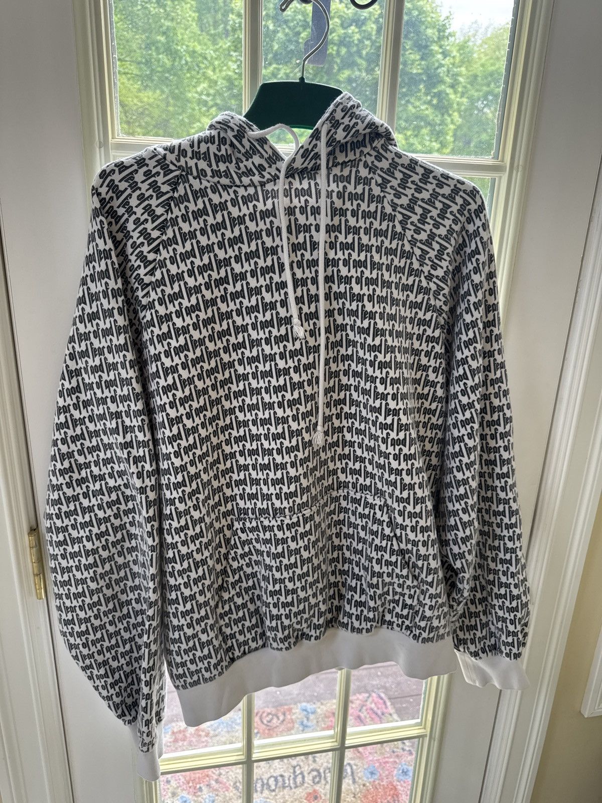 F.O.G. x PacSun “All over Hoodie” Fear of God × Pacsun Fear of God All Over Print FOG Hoodie | Grailed