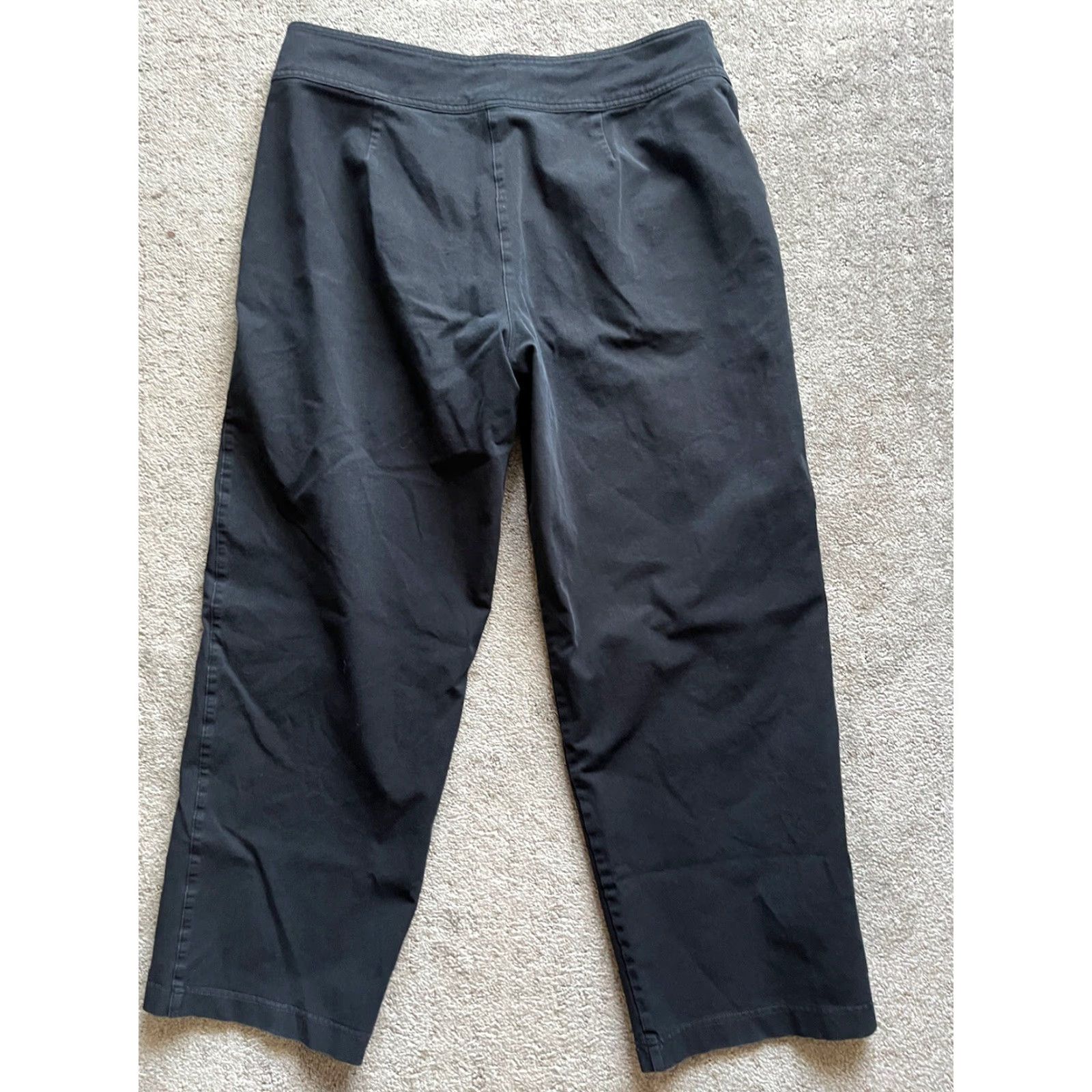 Vintage Chico's Womens Pants Cropped Size 2.5 Black High Rise Pockets Plus 2.5 Regular Inseam 24 in Size 26" / US 2 / IT 38 - 3 Thumbnail