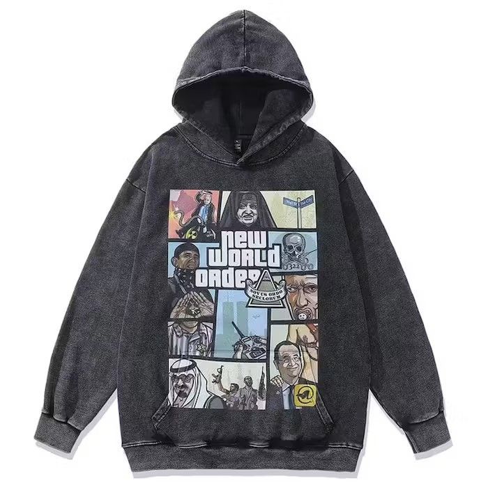 Japanese Brand NWO Hoodie Vintage Style, Cotton Unisex Size US M / EU 48-50 / 2 - 1 Thumbnail
