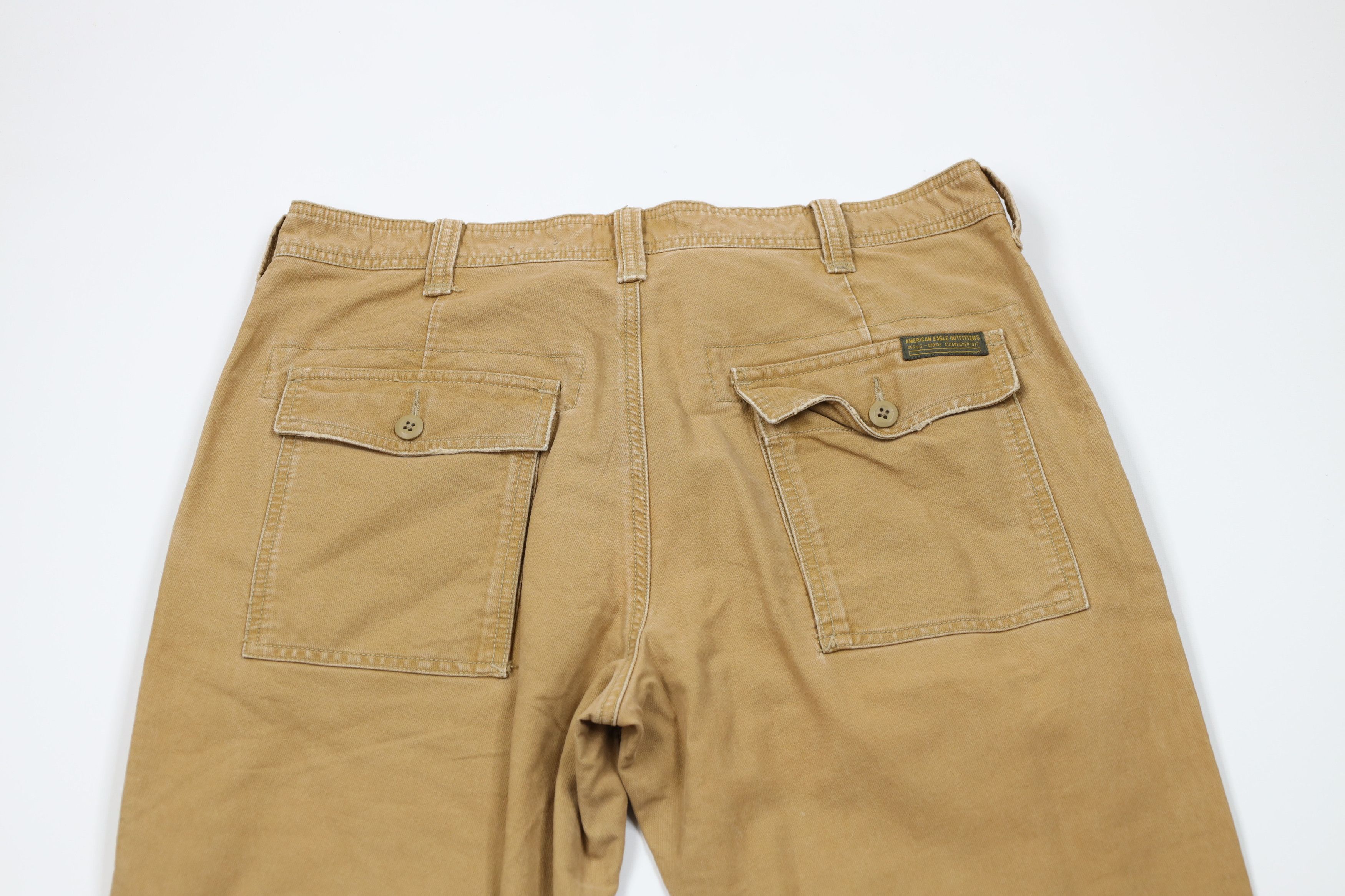 American Eagle Outfitters × Vintage Vintage 90s American Eagle Outfitters Wide Leg Pants Size US 36 / EU 52 - 12 Thumbnail