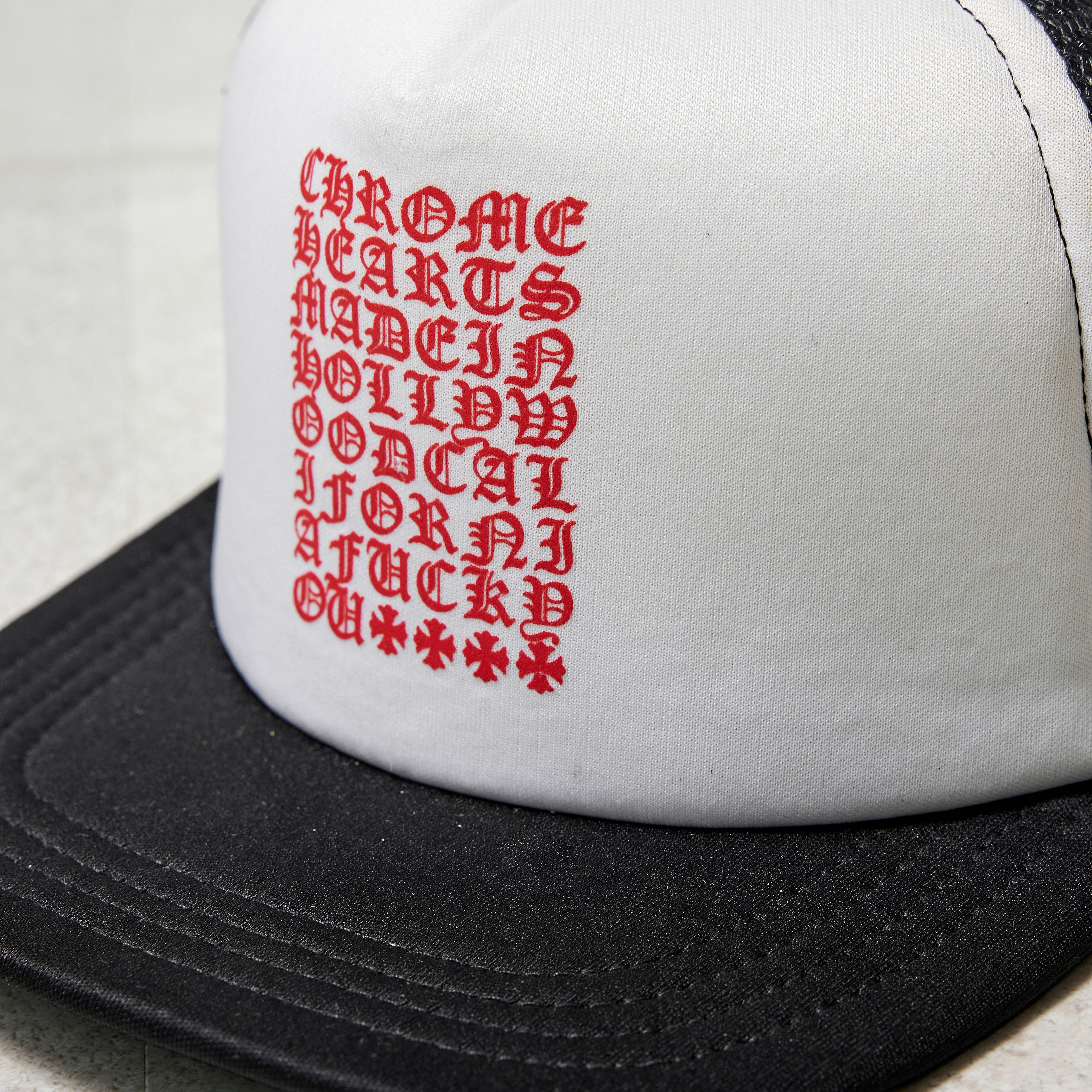 Chrome Hearts CHROME HEARTS King Taco Red Print Trucker BLACK/WHITE Size ONE SIZE - 2 Thumbnail