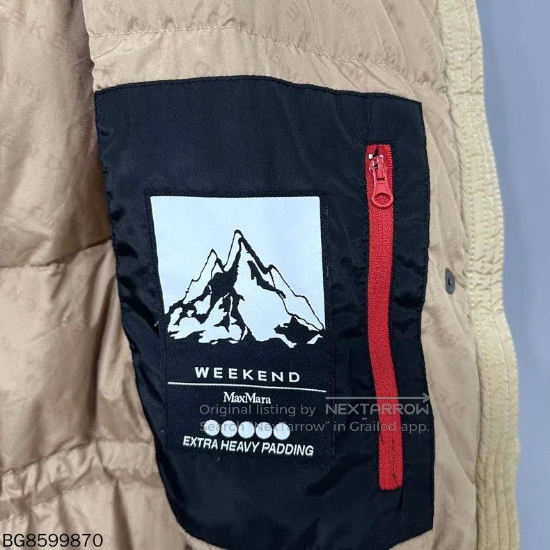 Max Mara Max Mara Embroidered Logo Puffer Jacket Size XS / US 0-2 / IT 36-38 - 4 Thumbnail