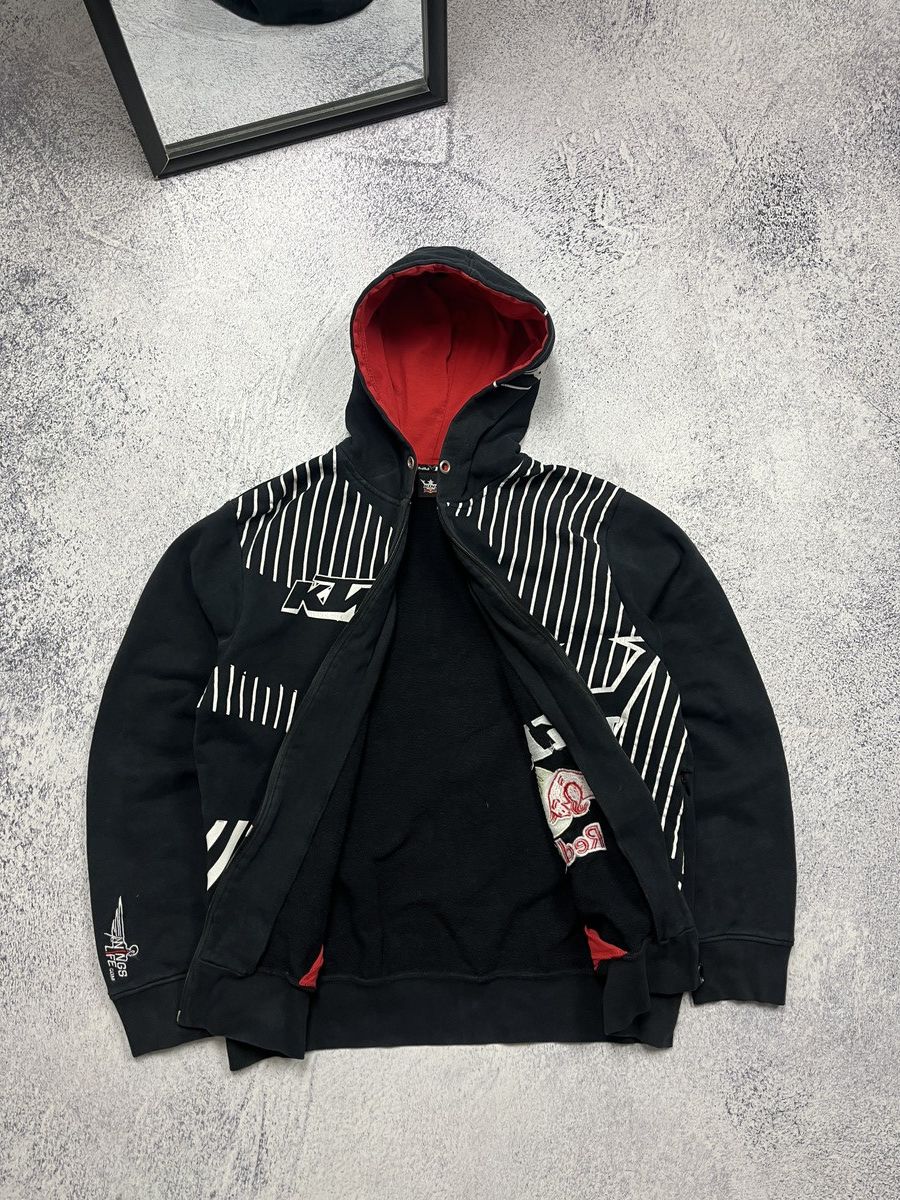 Red Bull Red Bull Kini Racing KTM Crazy Big Logo Zip Up Hoodie Y2k Size US L / EU 52-54 / 3 - 11 Thumbnail