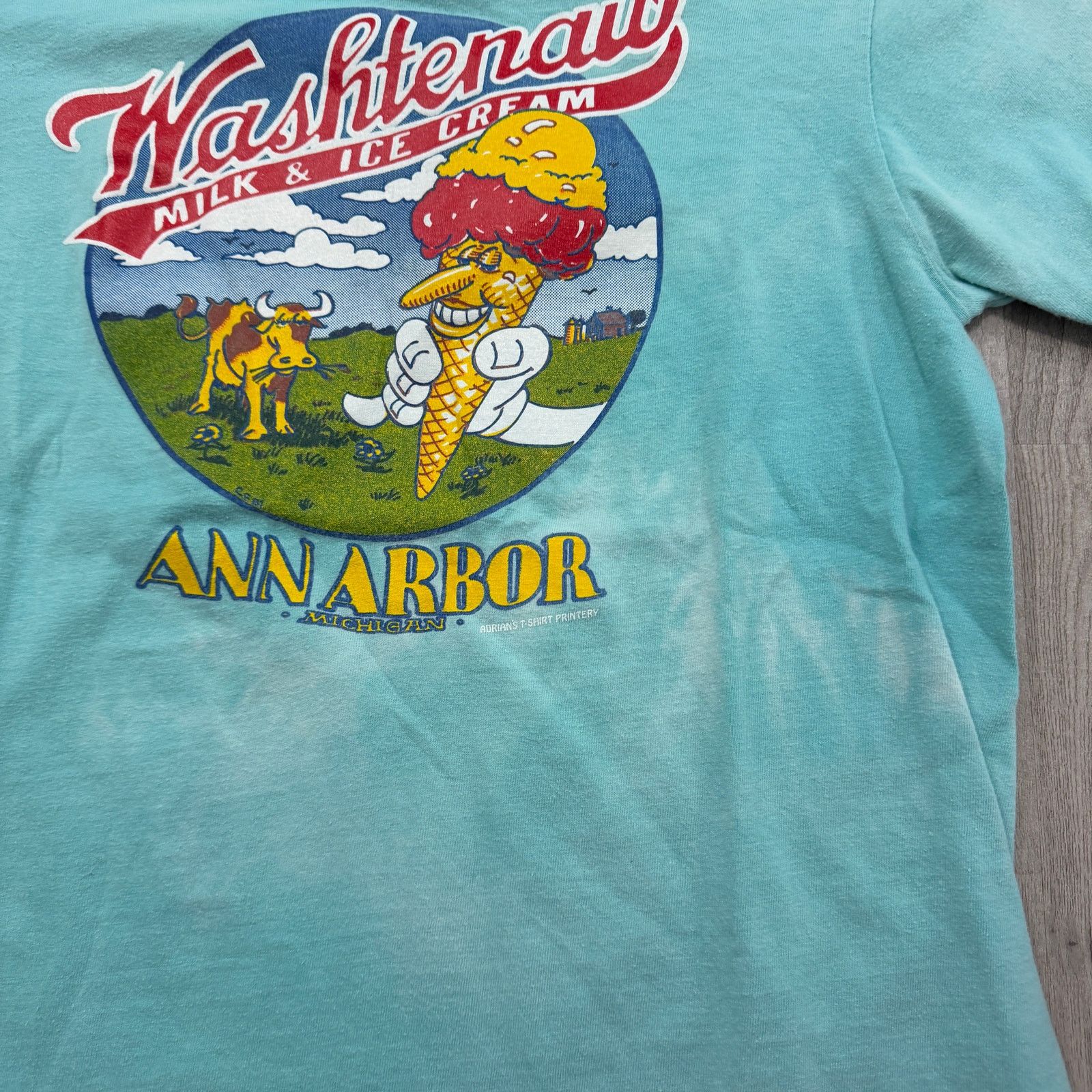 Vintage Vintage Washtenaw Milk & Ice Cream Ann Arbor Shirt Medium Size US M / EU 48-50 / 2 - 3 Thumbnail