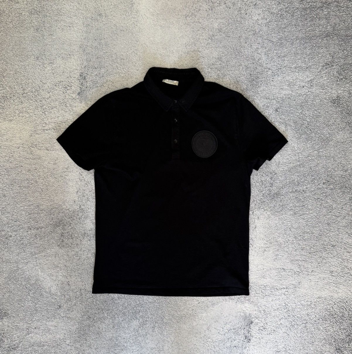 Versace Versace Collection Medusa Polo Shirt Black Mens L Cotton Size US L / EU 52-54 / 3 - 1 Thumbnail