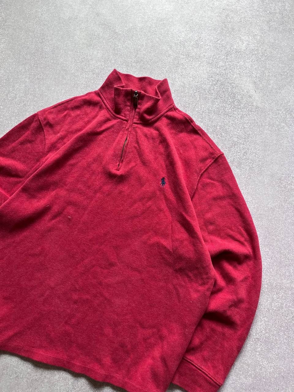 Polo Ralph Lauren × Vintage Vintage Polo Ralph Lauren Quarter Zip Sweater Y2K XL Size US XL / EU 56 / 4 - 2 Thumbnail