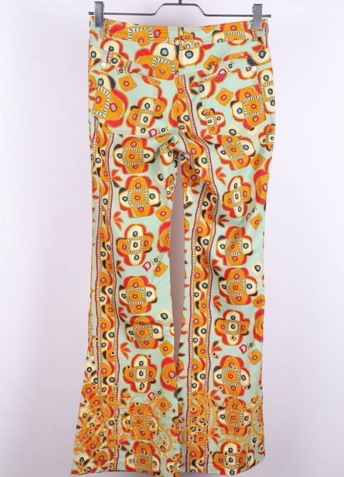 Dior Christian Dior Galliano 2004 Print Patterns Denim Jeans Size 28" / US 6 / IT 42 - 4 Thumbnail