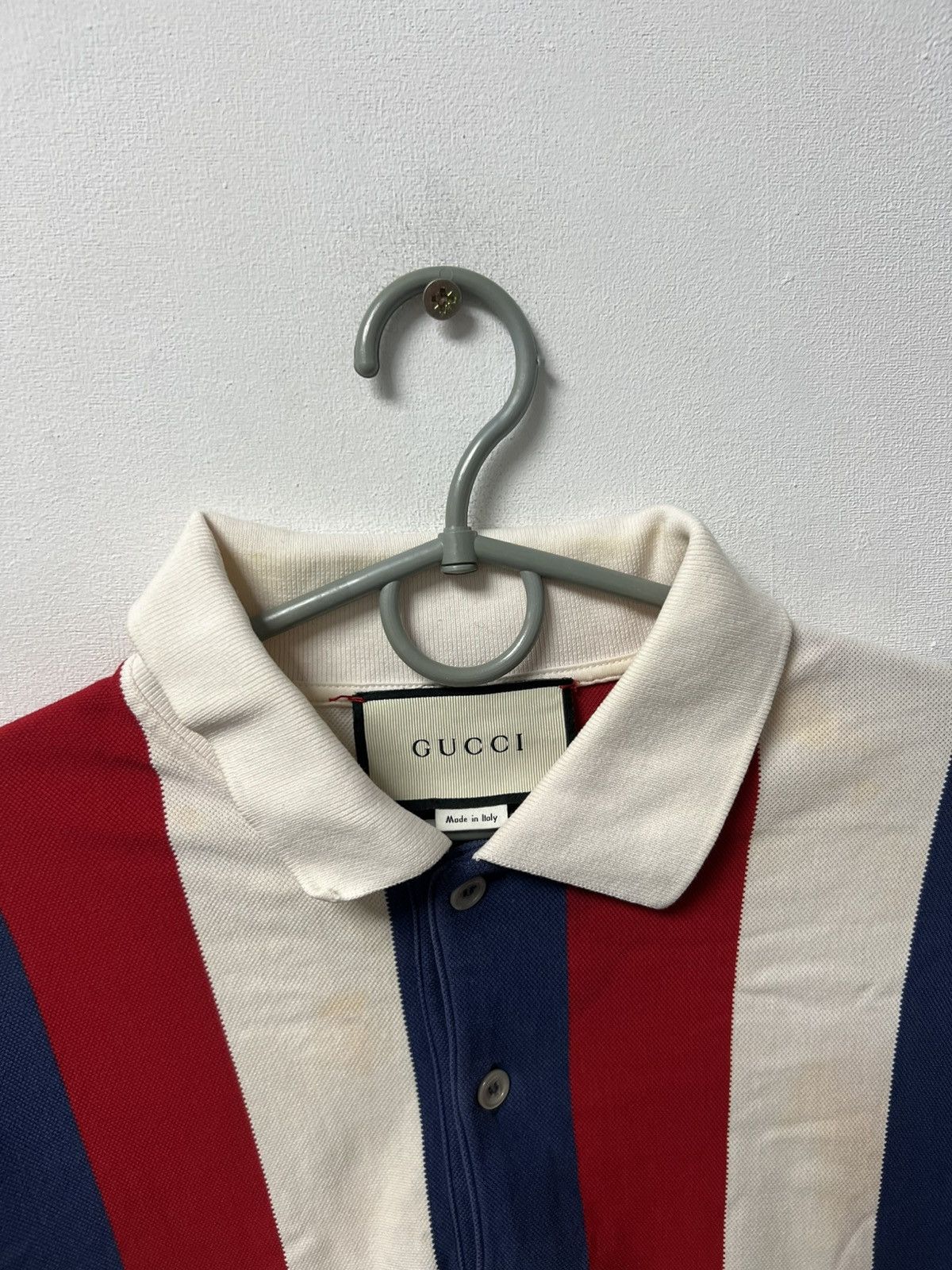 Gucci Gucci Polo T-Shirt Big Logo Size US L / EU 52-54 / 3 - 7 Thumbnail