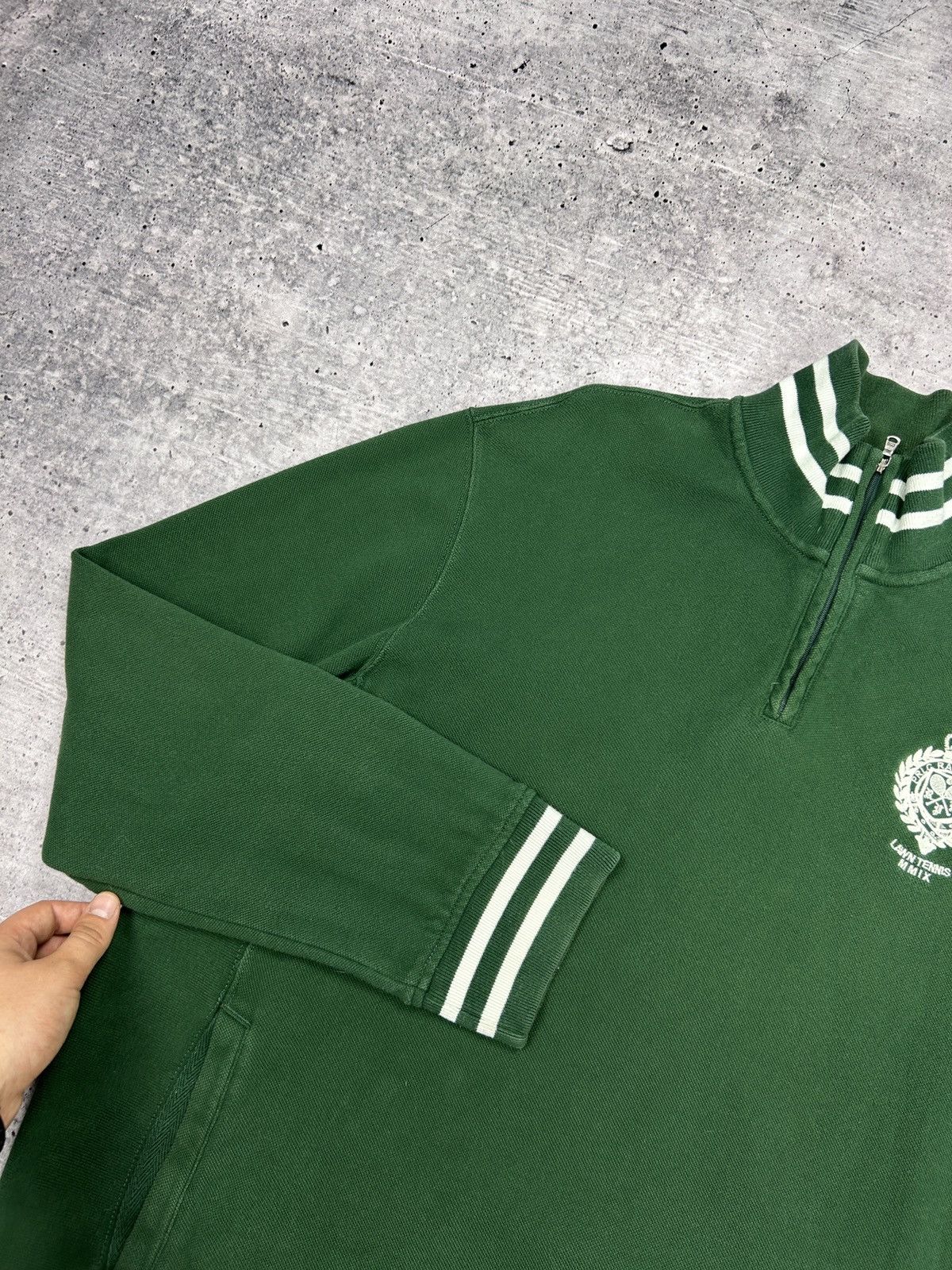 Designer × Polo Ralph Lauren × Vintage Vintage Polo Ralph Lauren 90’s Y2K Style 1/3 Zip Sweatshirt Size US XL / EU 56 / 4 - 7 Thumbnail