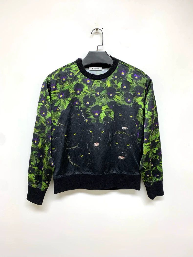 Givenchy Givenchy Size 38Moss Green Printed Hoodie 2506-Nextarrow Size US XL / EU 56 / 4 - 1 Thumbnail