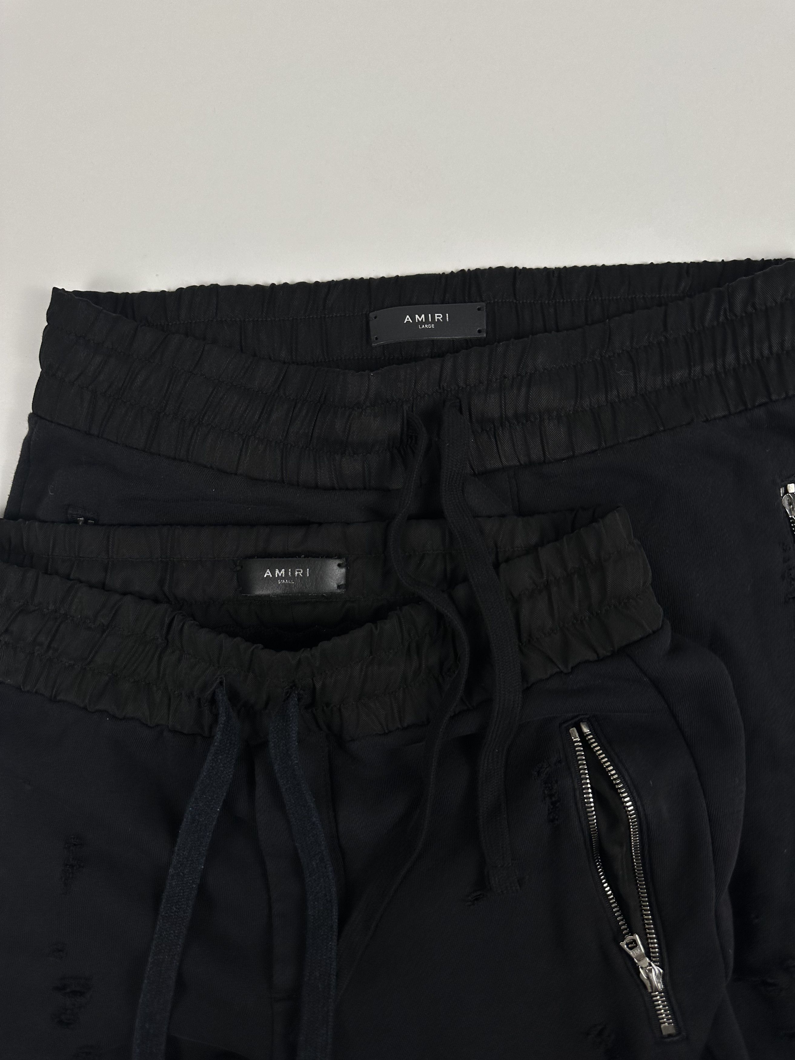 Amiri Amiri Sweatpants With Leather NWT Size US 34 / EU 50 - 11 Thumbnail